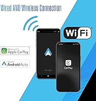 Vista 3 de Jensen J1CA8FL 8 pulgadas certificado Apple CarPlay Android Auto con cable o inalámbrico Pantalla táctil DIN simple y doble DIN Radio estéreo