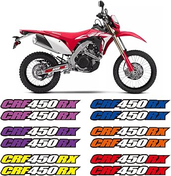 Motorcycle Swing Arm Decal Sticker Graphics Kit for 17-22 Honda CRF450RX 2pcs