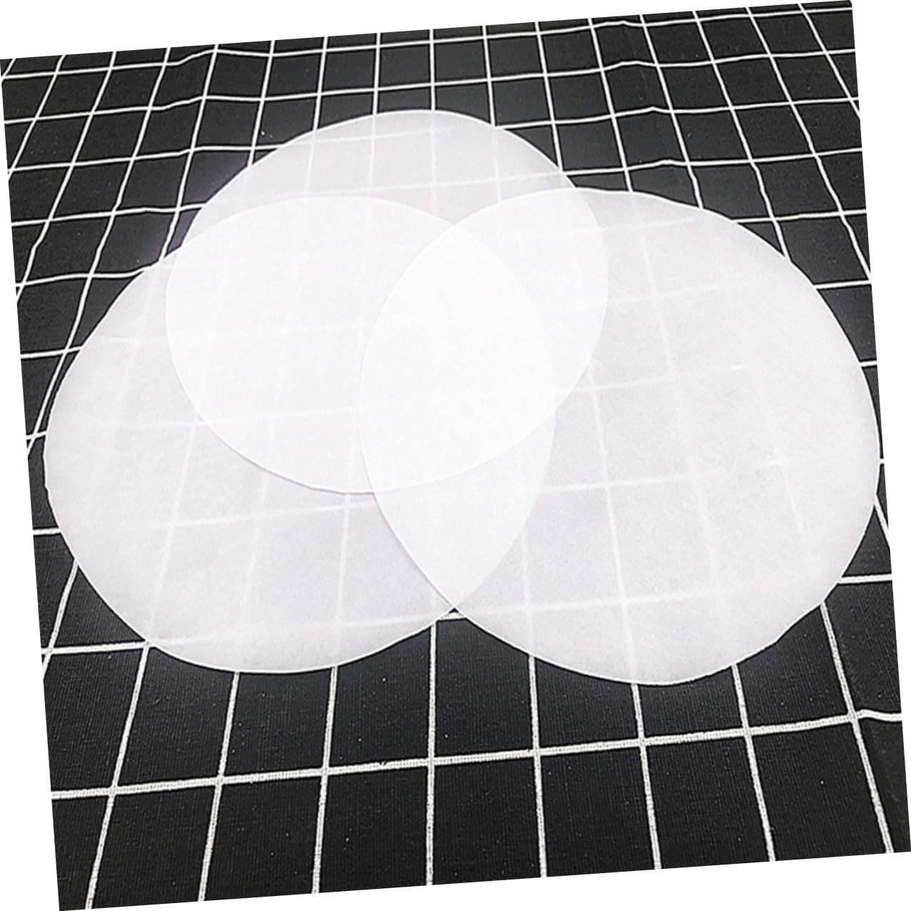 SECFOU Baking Parchment Paper Sheets 20cm Diameter, 500-count Non-stick Greaseproof Circles for Baking Cakes, Cooking, Air Fryer and Dutch Oven Use