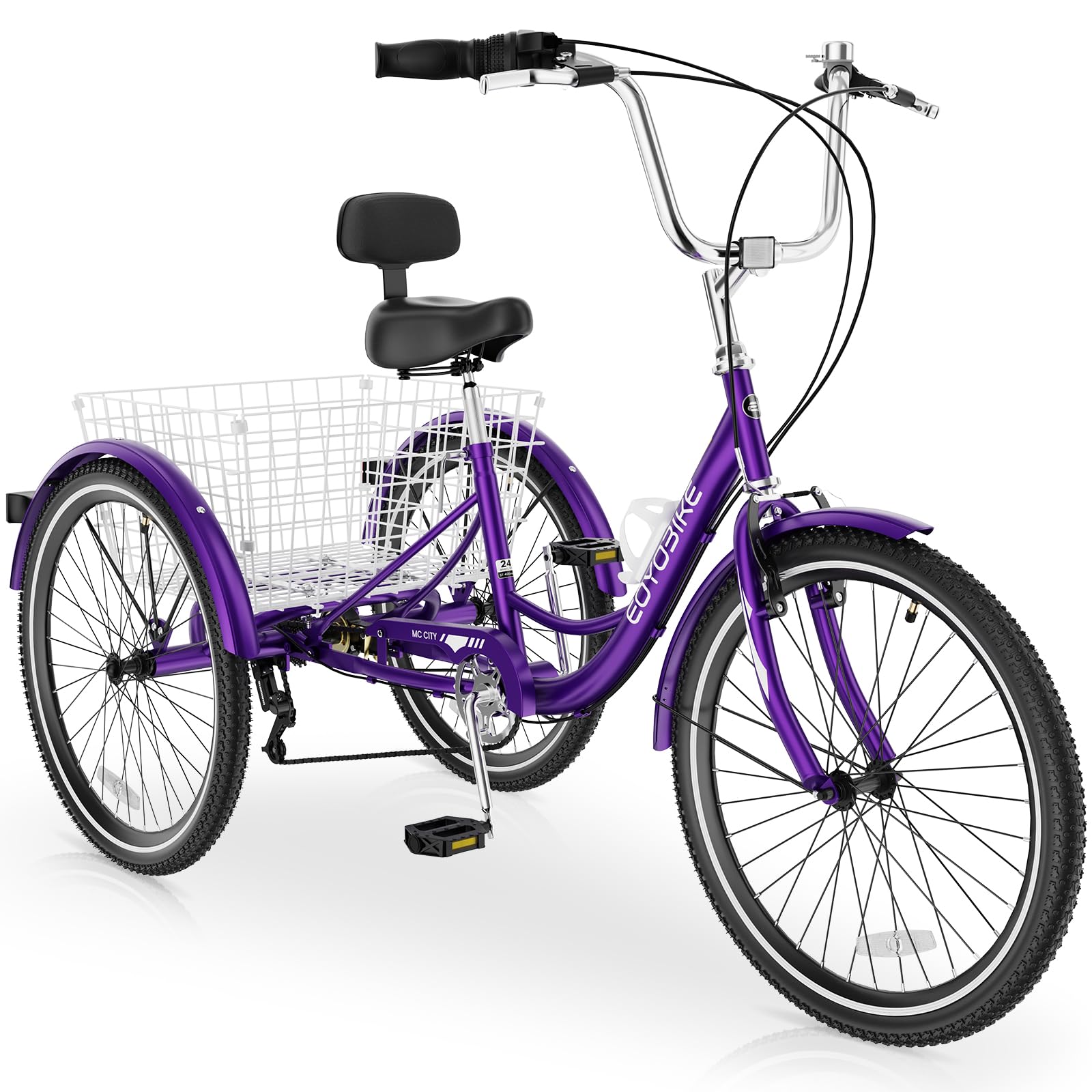 MOPHOTO Adult Tricycle 7 Speed