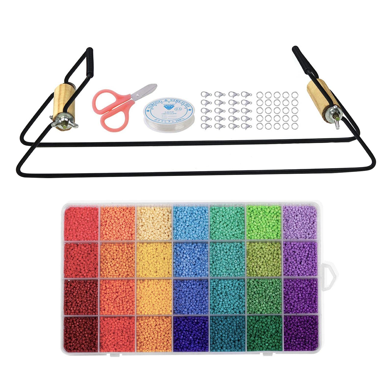 Kit di perline per braccialetti fai da te, 28 colori