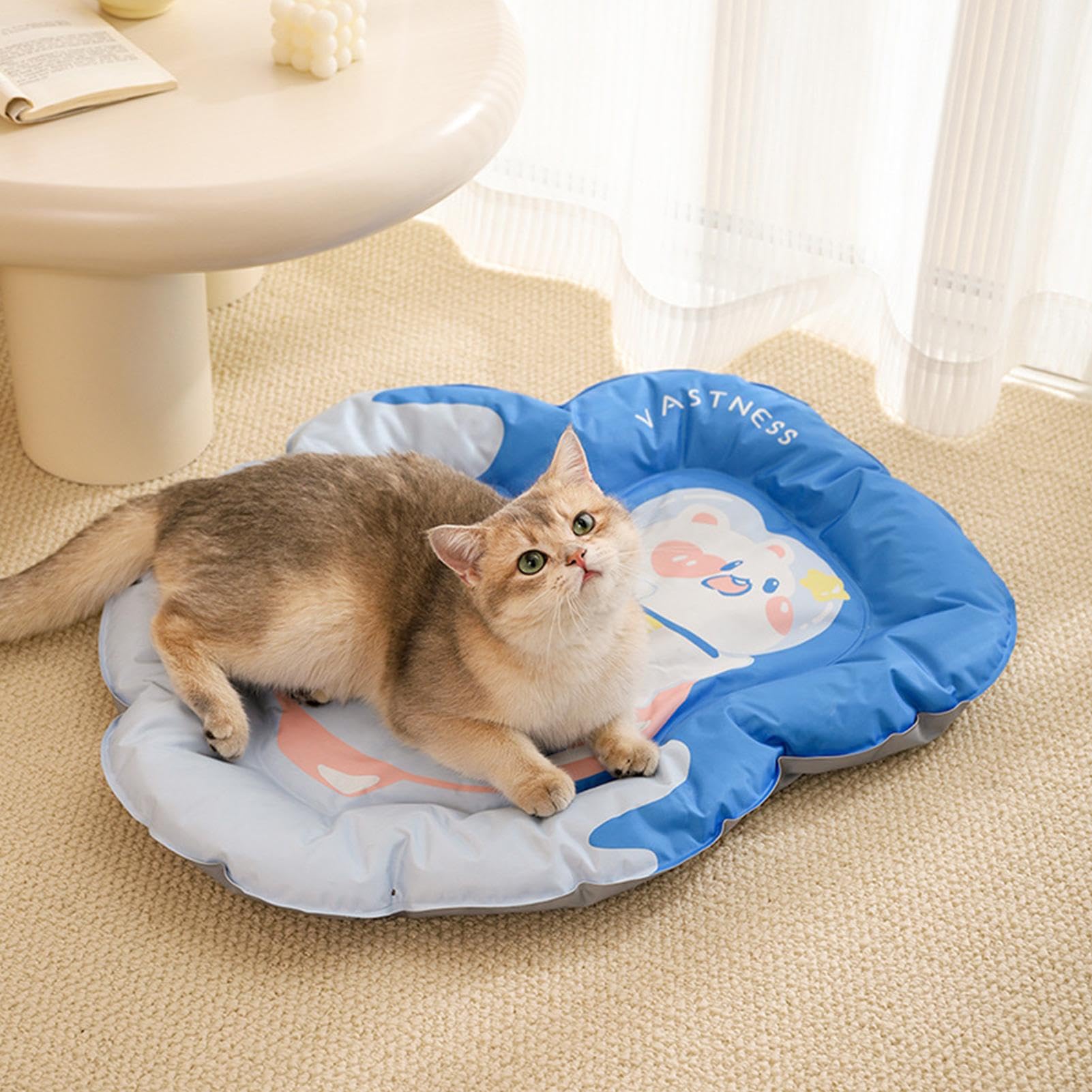 Tappetino Rinfrescante per Gatti Coperta Calmante Impermeabile E Cuscino Di | Tappetino Rinfrescante Per Cani Adatto a Interni e Esterni Gabbia Cuccia Canile Divano