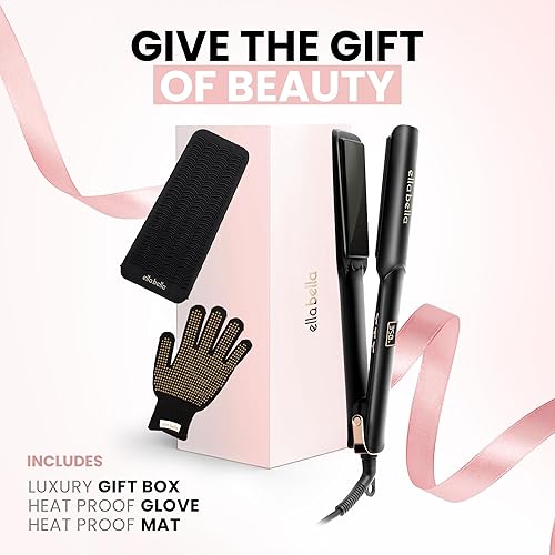 Miniatura 8 de ELLA BELLA® Plancha de cerámica Plancha de pelo • Plancha profesional • Pantalla digital para controlar con precisión la temperatura • Como se