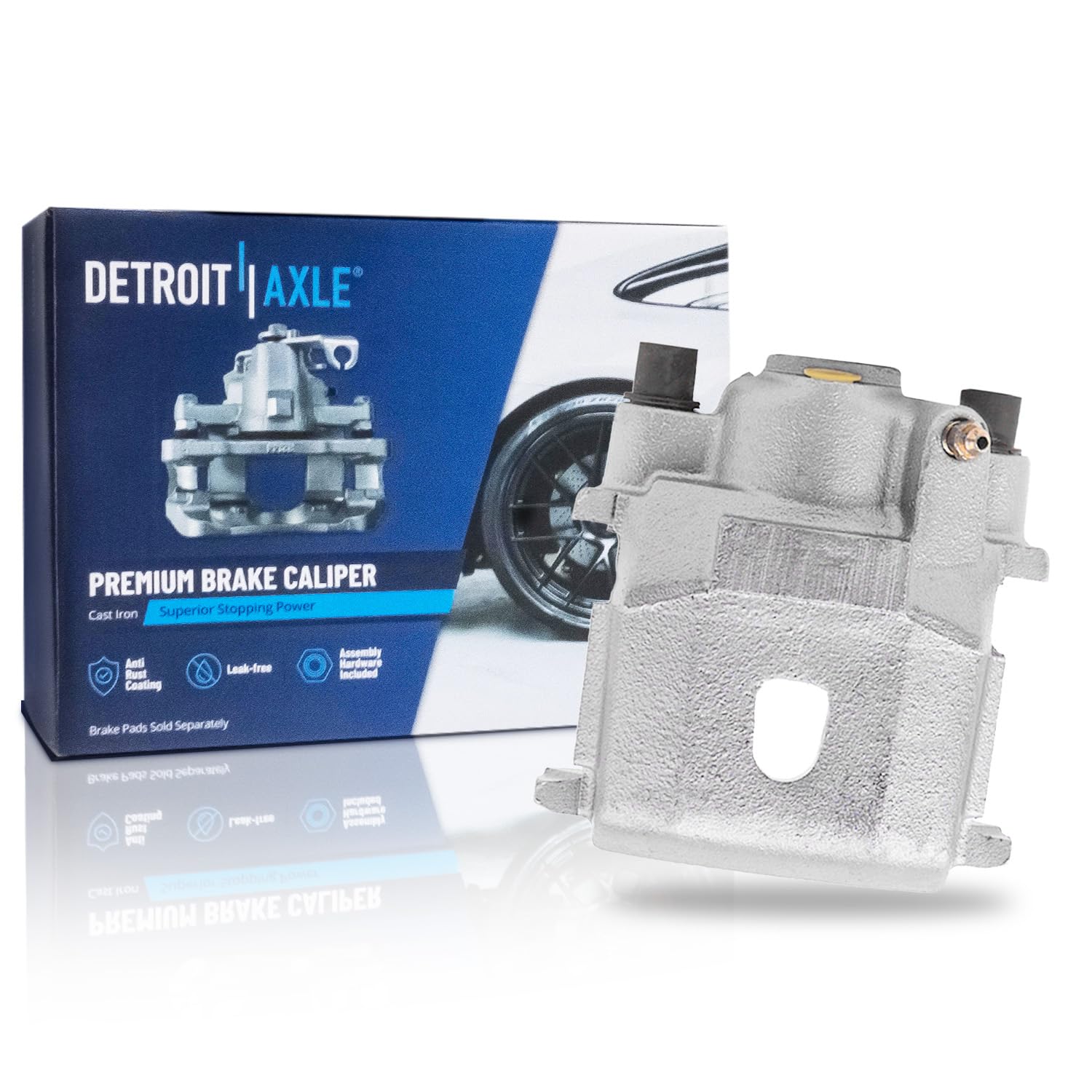 Detroit Axle - Front Left Brake Caliper for 1978-1982 Dodge Omni