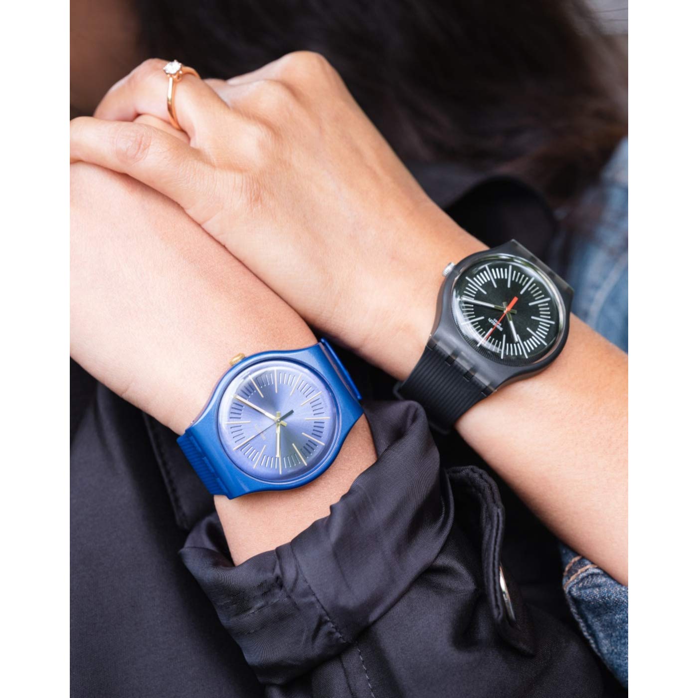 SWATCH Analógico Modelo Reloj SUOB178. Marca