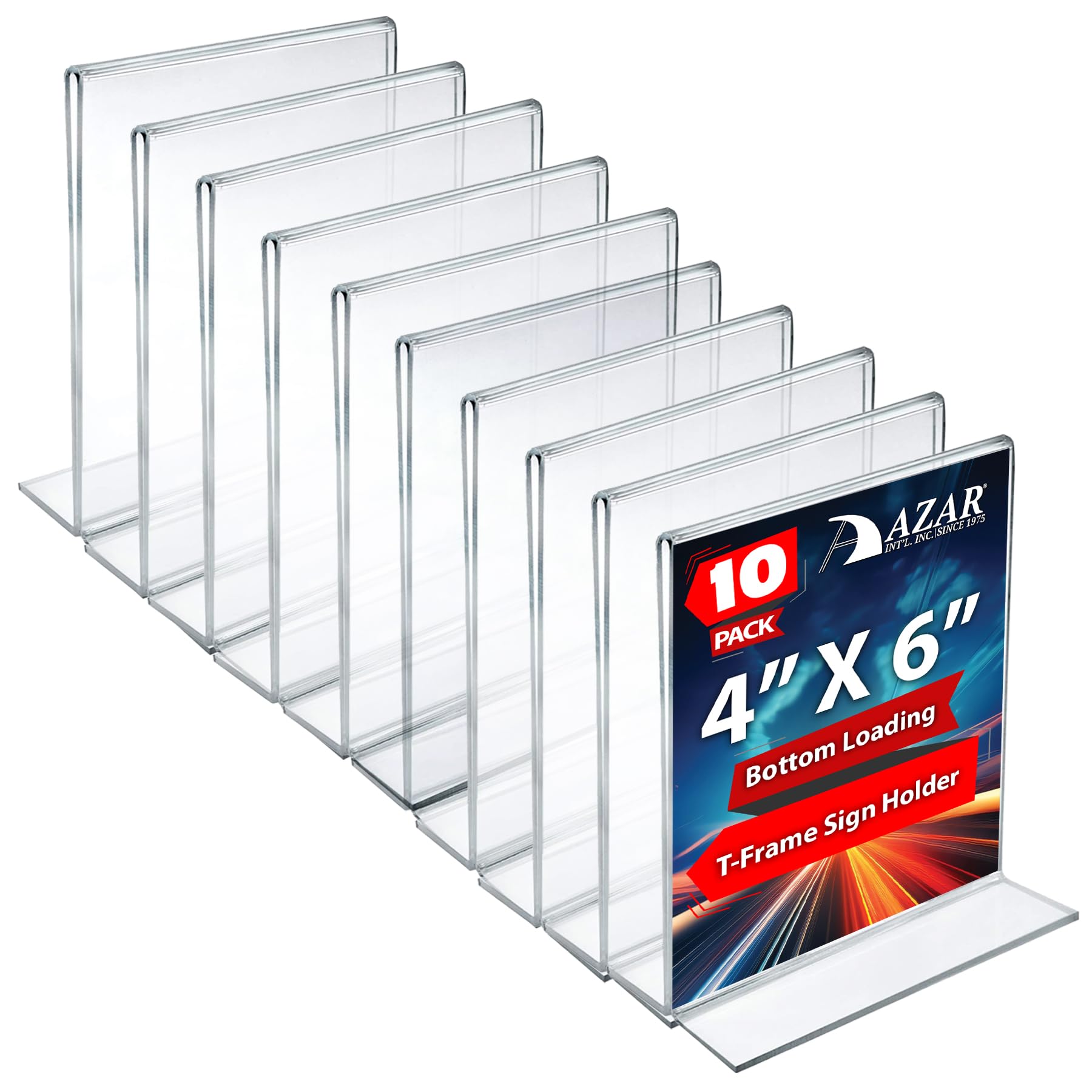 Amazon.com: Azar 152726 4-Inch by 6-Inch Vertical Double-Sided
