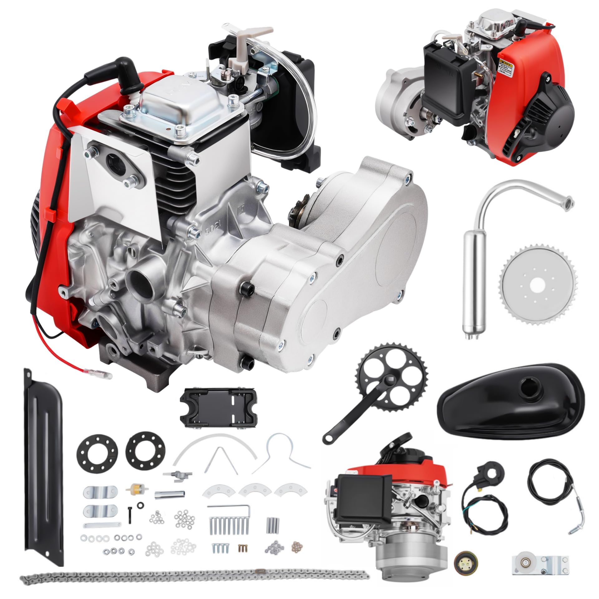 Amazon.com: YIYIONCE 4 Stroke Bicycle Engine Kit 53CC Gas