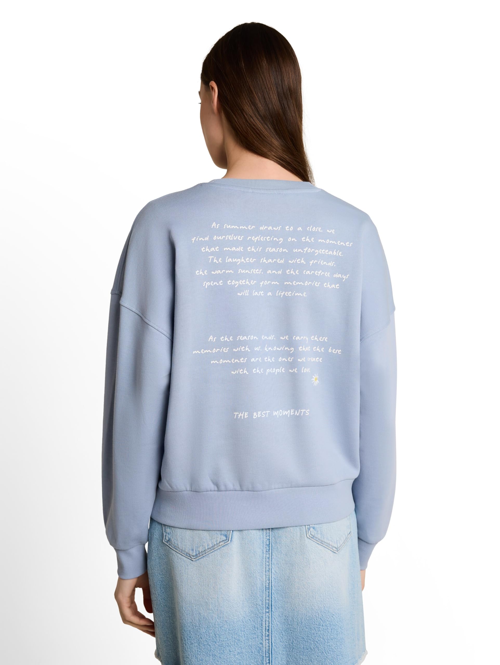 Tom Tailor Denim Damen Loose Fit Sweatshirt