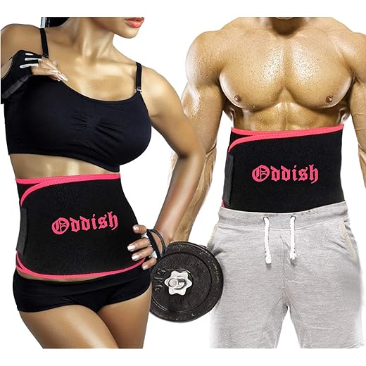 ODDISH Premium Sweat Belt for Fitness