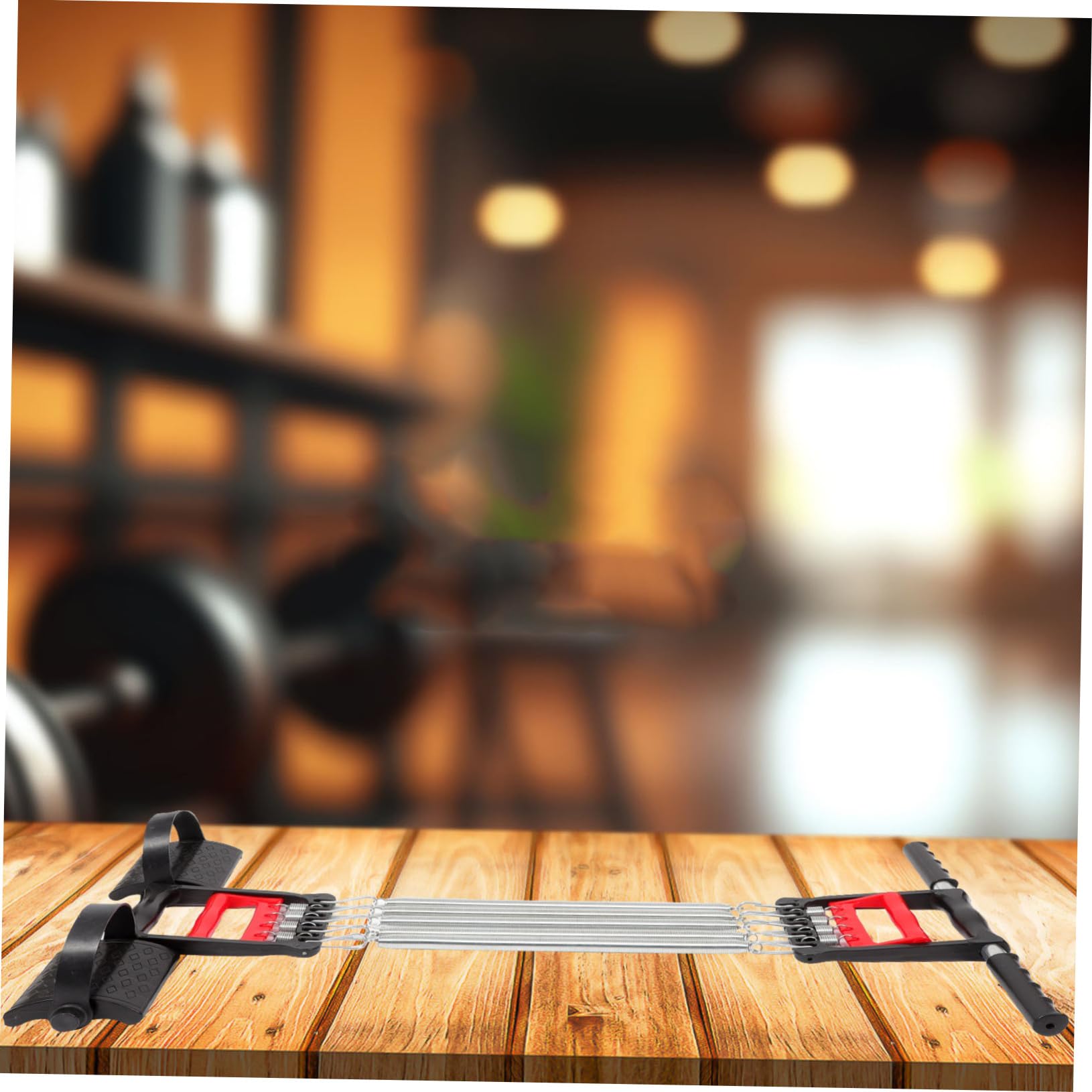 Męski oporowy ekspander klatki piersiowej, ergonomiczne uchwyty, wielofunkcyjny sprzęt fitness do treningu ramion klatki piersiowej i pleców, trenażer sprężynowy do domowej siłowni fitness
