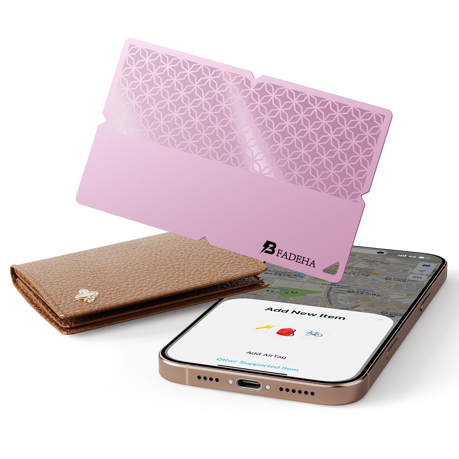 Photo 1 of BFADEHA Apple MFi Certified Wallet Tracker Smart Card for Find My