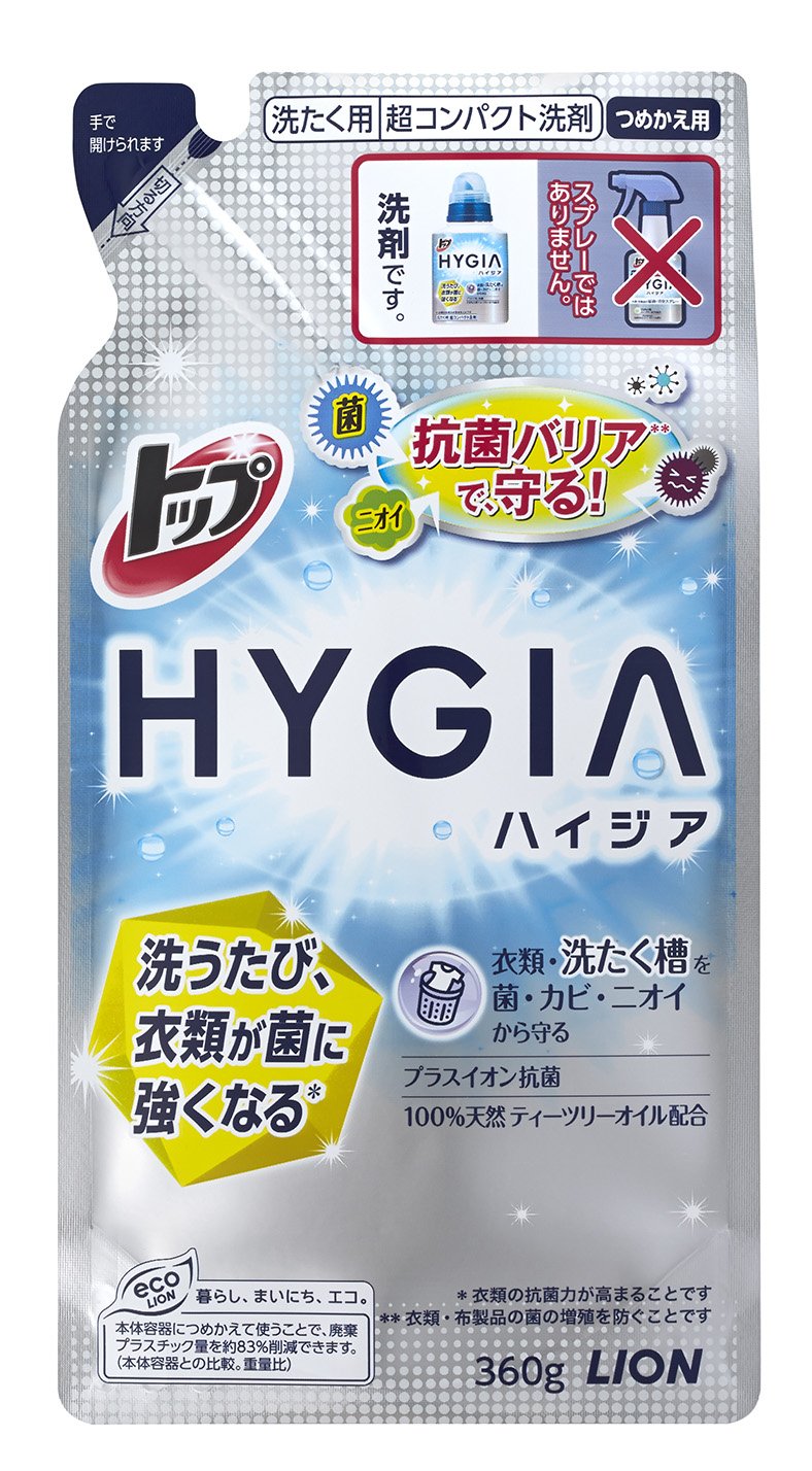 トップ ハイジア 洗濯洗剤 液体 詰替 360g Amazon | トップ ハイジア 洗濯洗剤 液体 つめかえ用 360g | LION