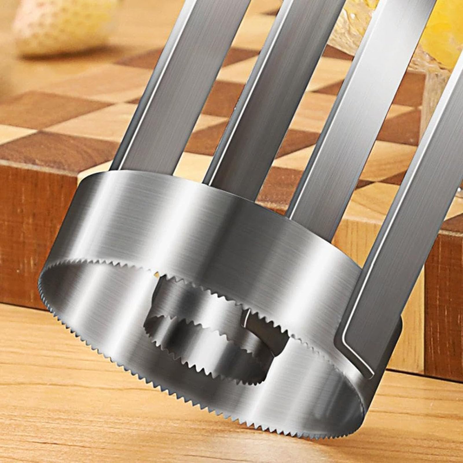 Ananasschneider, Aus Edelstahl, Verbessert Griff Ananasschneider, Ananas Slicer Cutter Maschine Obst Für Familien Hotel,Silber