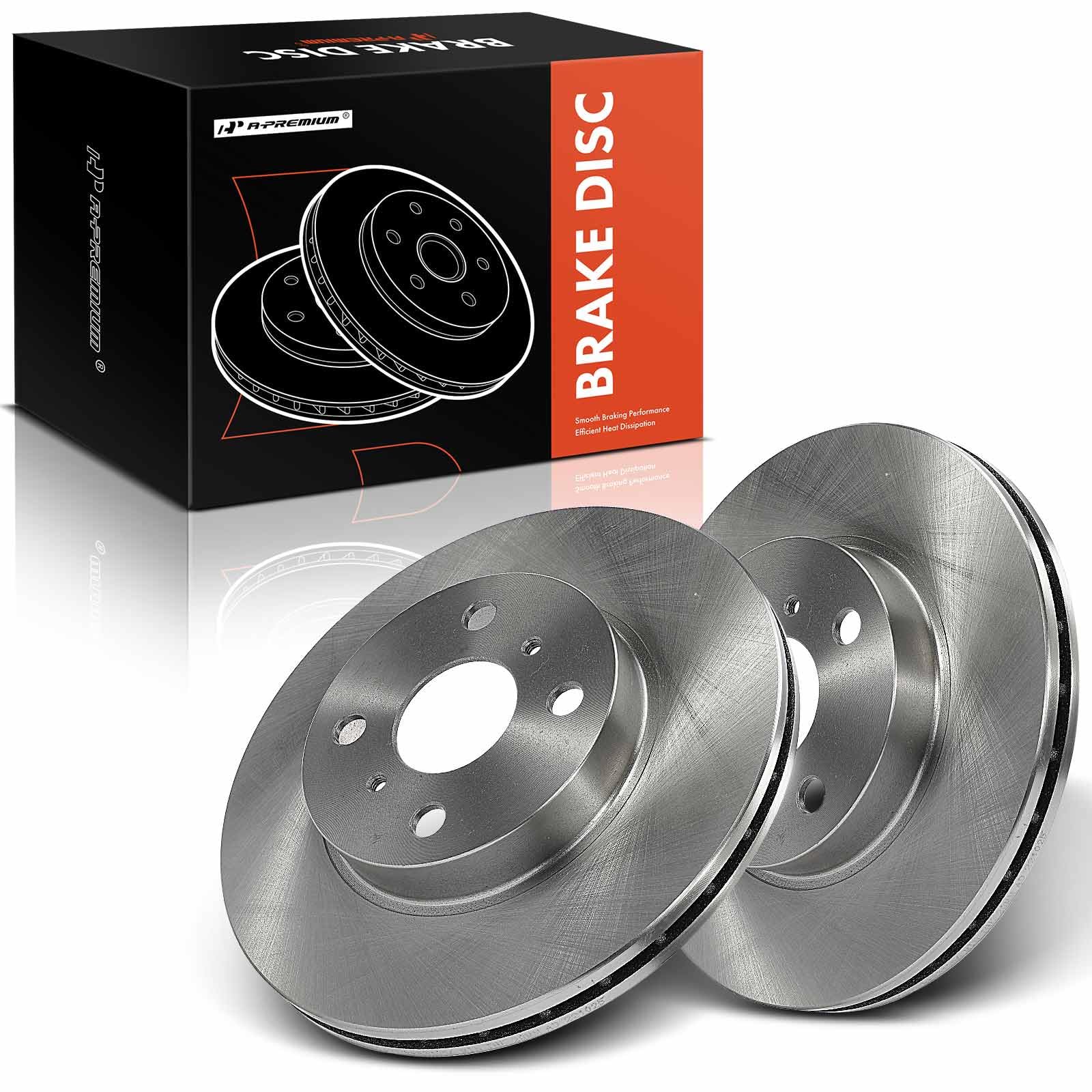 チロル　0910 A-Premium 10.04 inch (255mm) Front Vented Disc Brake Rotors