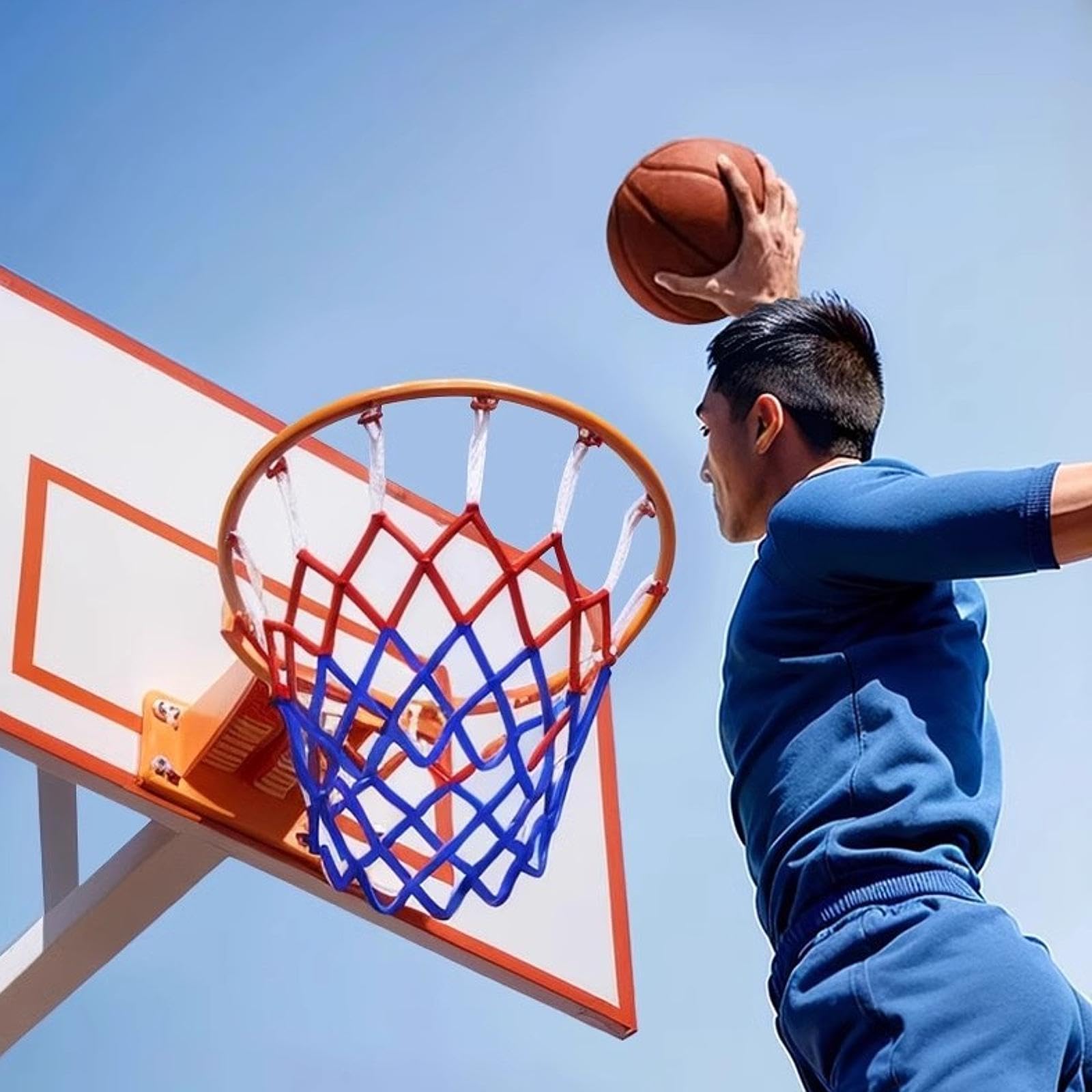 harayaa Canestro Da Basket, Struttura per Basket Facile Da Installare con Rete per Praticare Sport