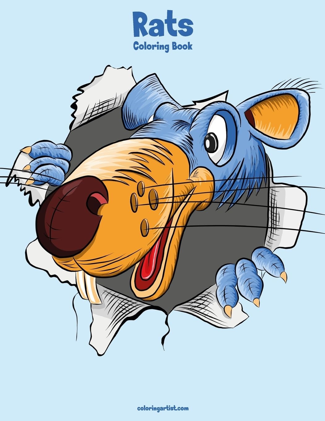 Rats Coloring Book 1: Volume 1