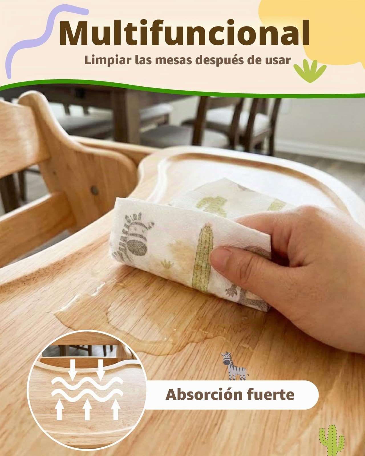 Lictin Baberos Desechables Bebe-20/50pcs baberos bebe impermeables,envuelto Individualmente,Suaves, portátiles y ajustables,con diseños de animales,aptos para uso en interiores y exteriores(0-5años)