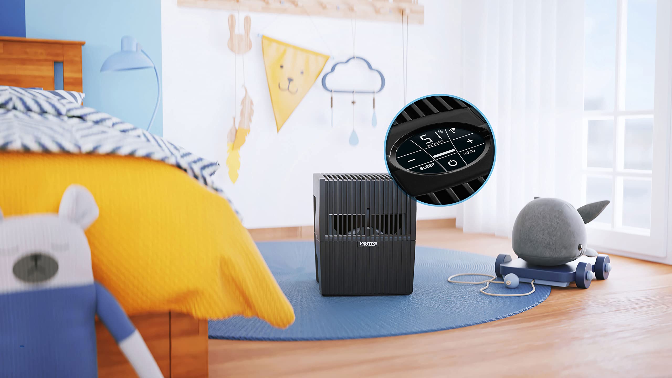Venta AH 515, Schwarz, Schwarz, AC, 100-240 V, 50-60 Hz, 8 W