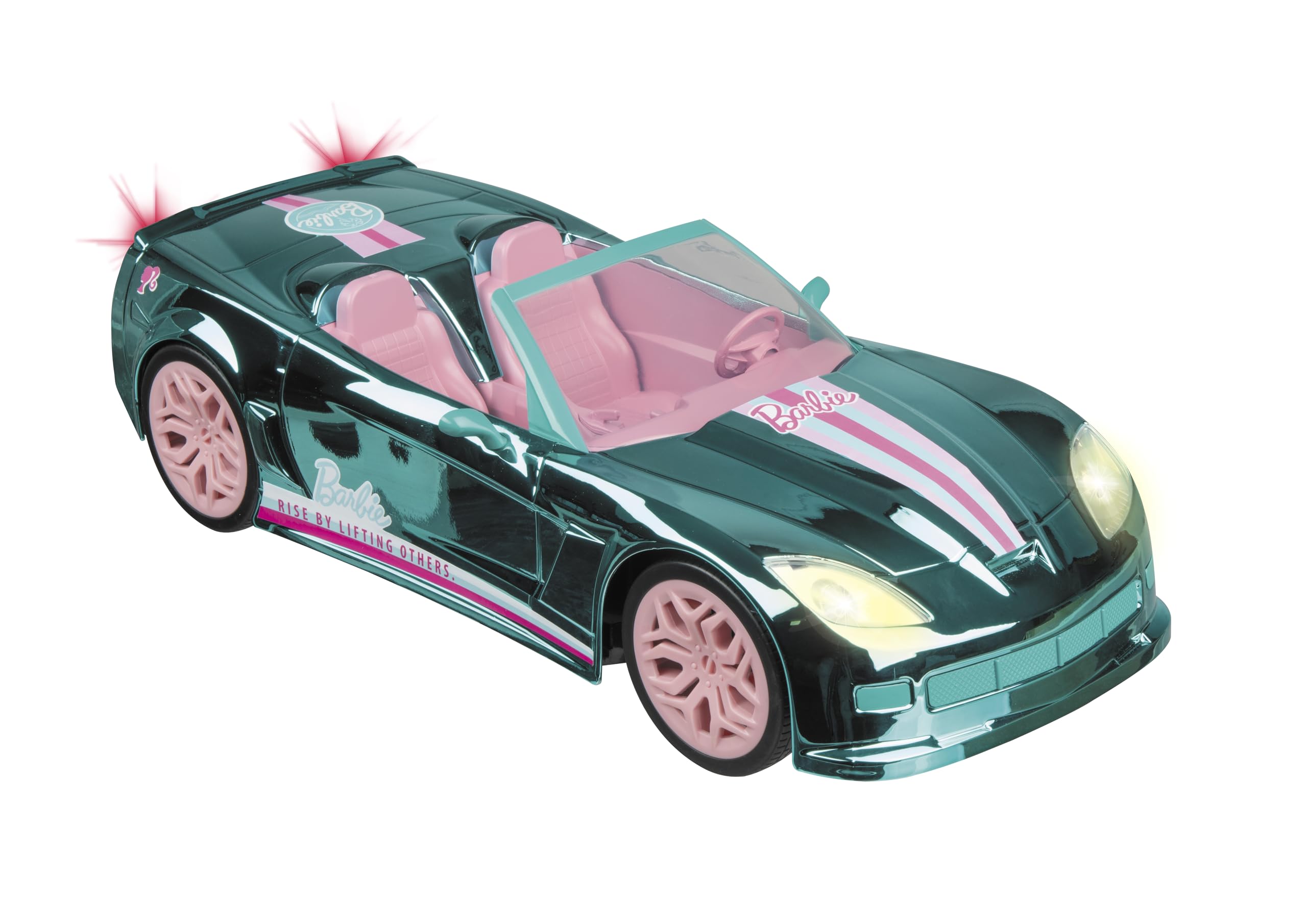 Mondo Motors - BARBIE DREAM CAR 65TH AnniverSARY - 2,4 GHz, model zdalnie sterowany w skali 1:14, świecące reflektory - 63811