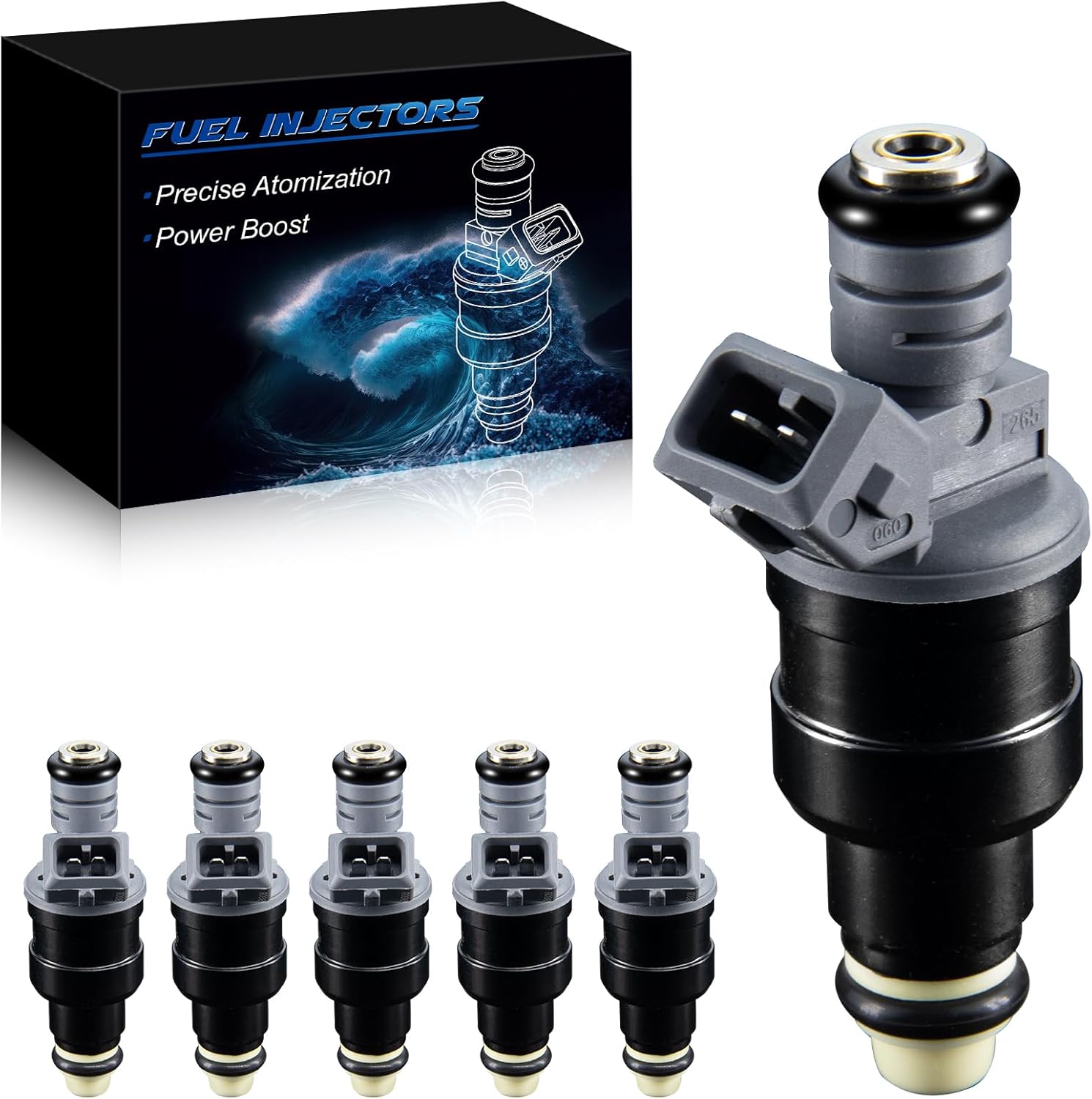 Upgraded FJ305 Fuel Injectors Fits For:-Ford Ranger 1999 2000, For:-Mazda B3000 1999 2000 V6 3.0L Flex Fuel, 800-1308N (set of 6)