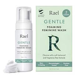 Rael Feminine Wash Foaming Cleansing Wash - pH Balance Intimate Wash Women 5oz 2 Pack