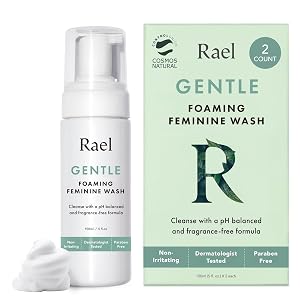 Rael Feminine Wash Foaming Cleansing Wash - pH Balance Intimate Wash Women 5oz 2 Pack