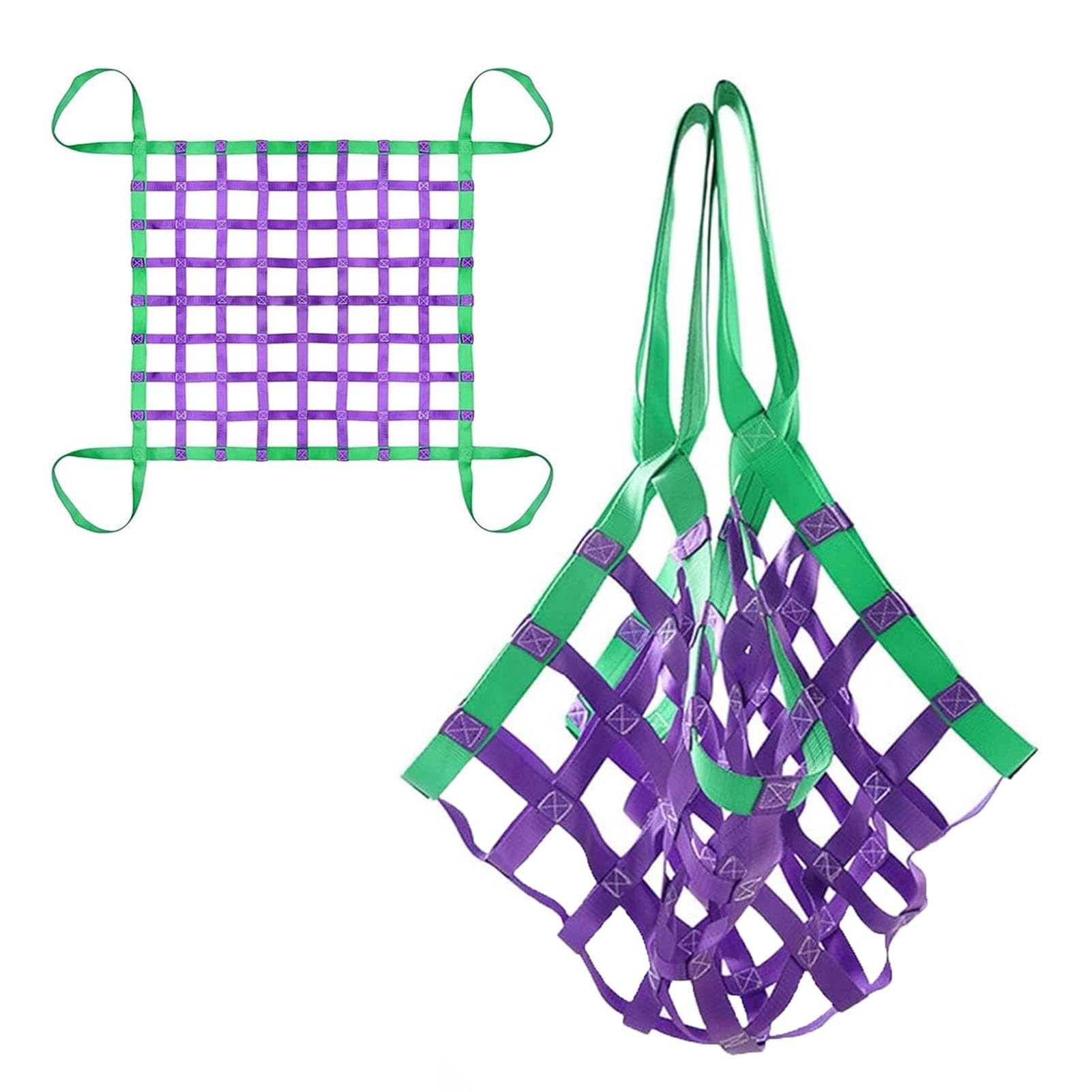 Redes De Elevación De Poliéster, Correas De Seguridad, Resistentes Y Resistentes, Movimiento De Equipos De Remolque, Carga De 0,3 A 3,5 Toneladas(1 X 1M/Mesh 10cm/Load 2t)