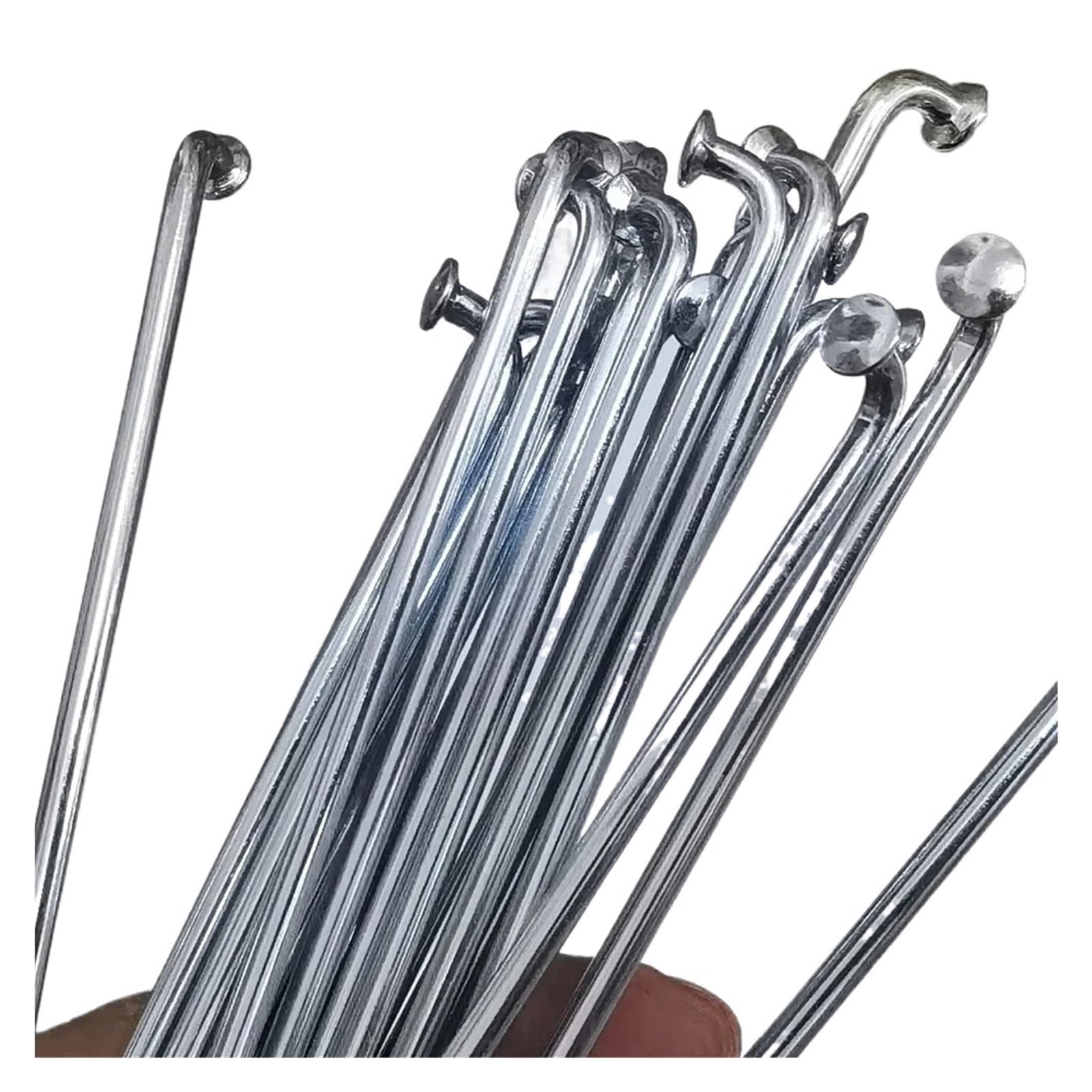 36 sztuk/partia 10G Elektryczne szprychy rowerowe i motocyklowe 3,18 mm - długość 55-305 mm z wypustkami - ciężkie sztangi do e-rowerów i motocykli (145 mm)