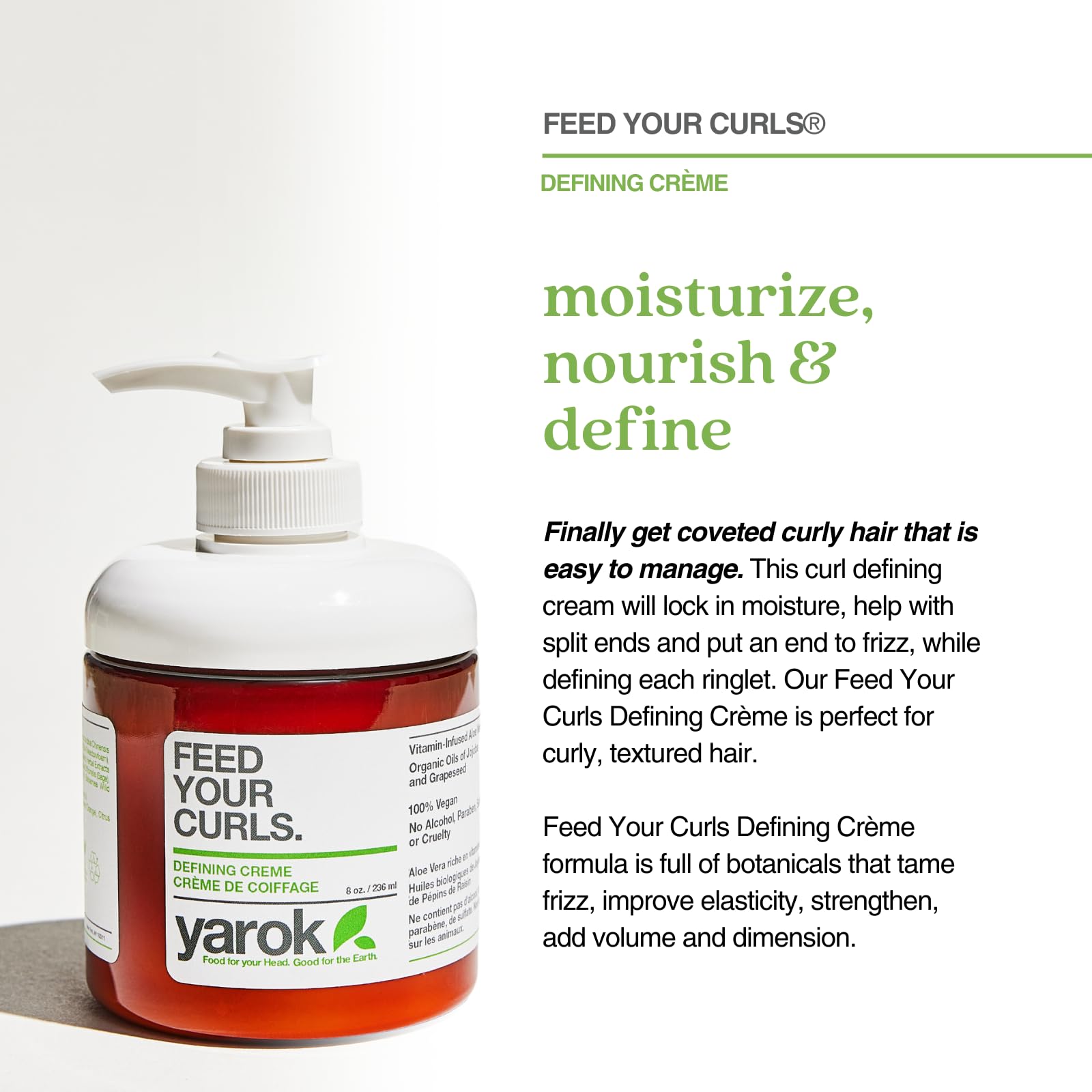 Yarok Feed Your Curls Styling Cr?e - 8 oz. by yarok