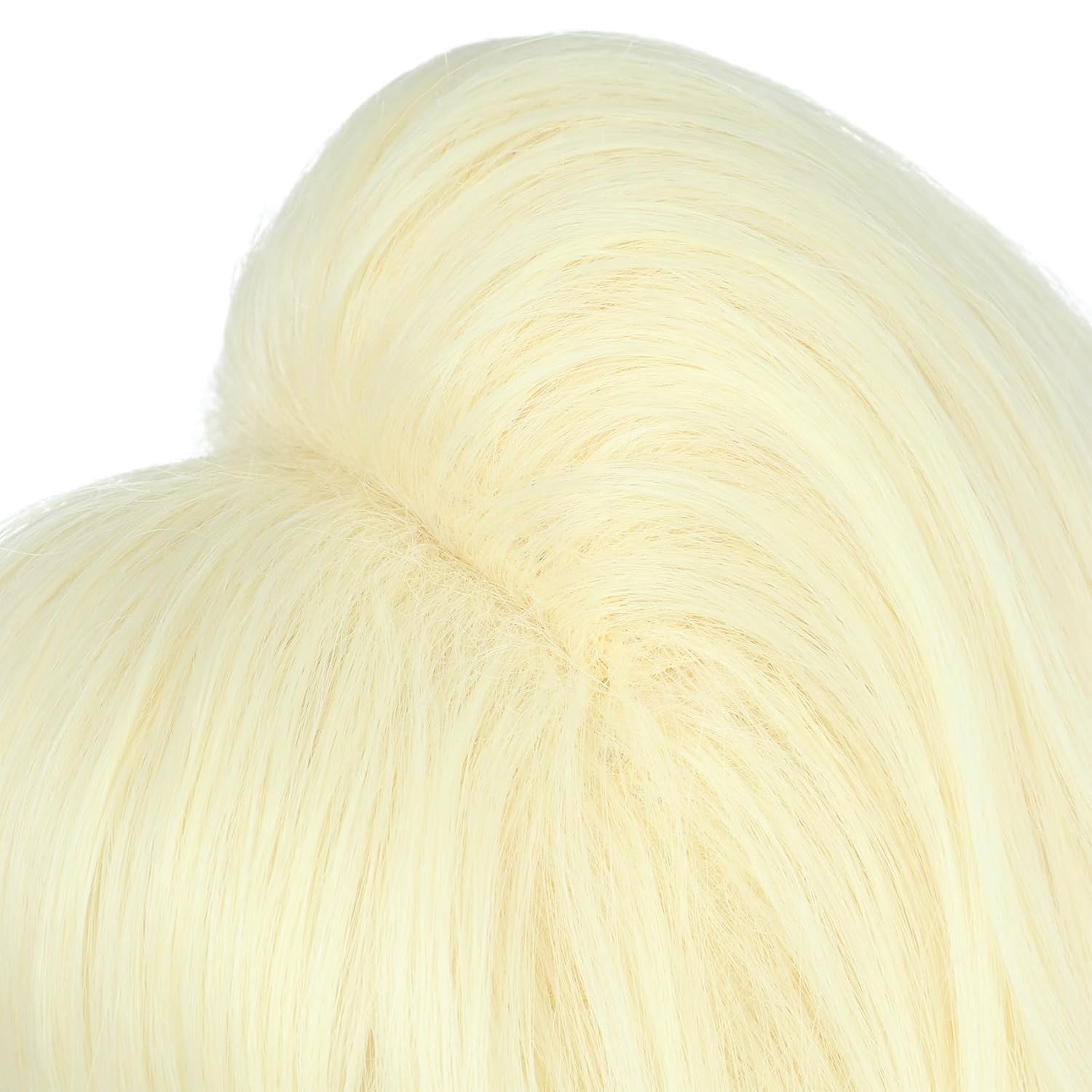 yuehong Adult Long Blonde Curly Women Big Bouffant Wig Beehive 60s 70s Cosplay Costume Wig Resistant Synthetic Fibers Fluffy Durable Soft Hair