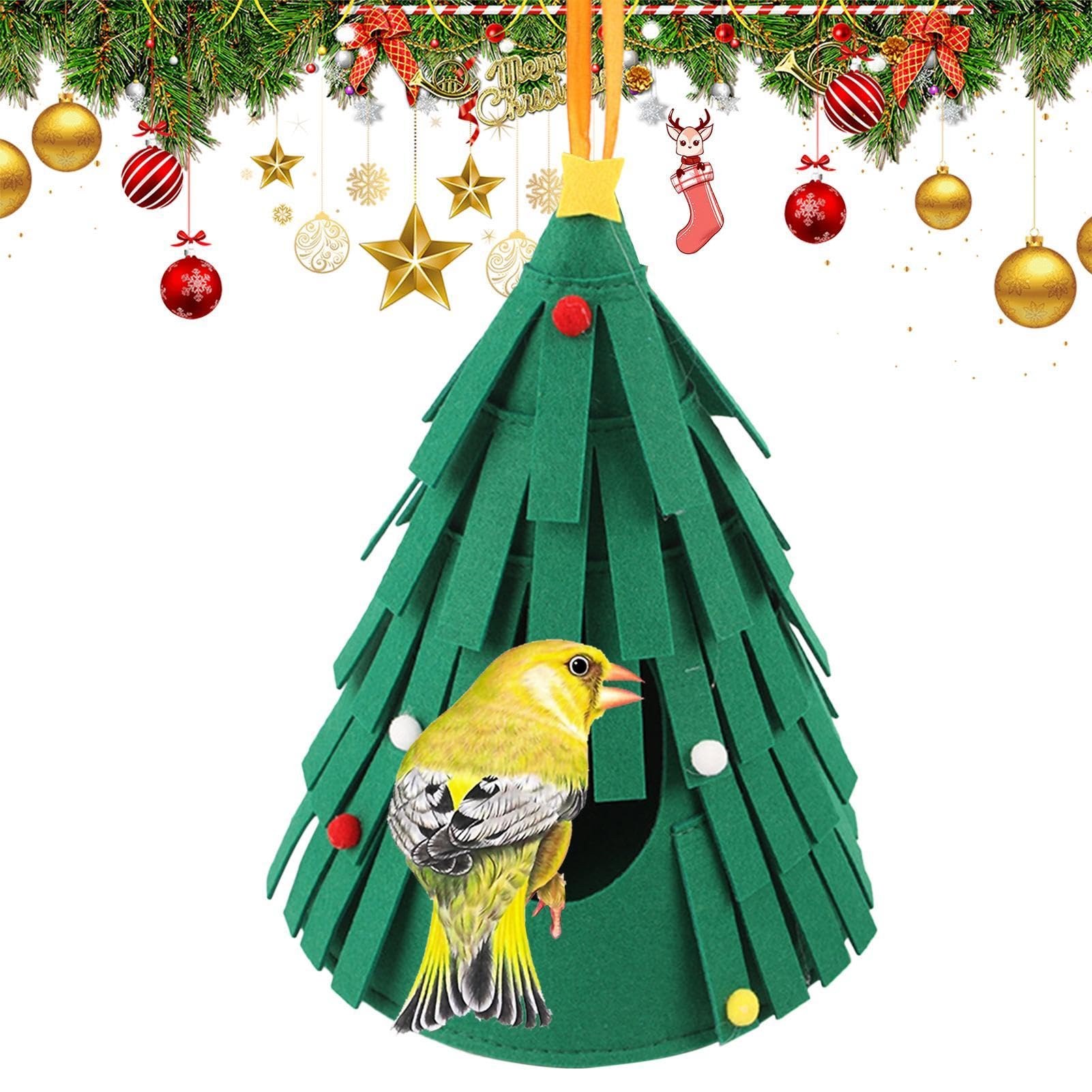 Hamster Christmas Tree, Guinea Christmas Tree - Warm Cosy Small Animal Christmas Bed Guinea Hideaway - Guinea House, Christmas Animal Beds for Hamsters, Guinea