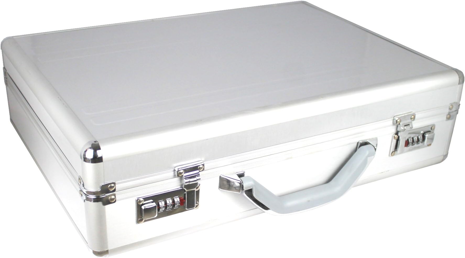 Kscase Aluminium Laptop Briefcase 455 x 340 x 120 mm, Silver