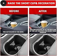 Vista 3 de Auovo Cup Holder Spacer Replacement Fit for Subaru Outback Legacy Accessories 2020-2025 Silicone Cup Riser Cup Holder Insert Spacers for Telluride