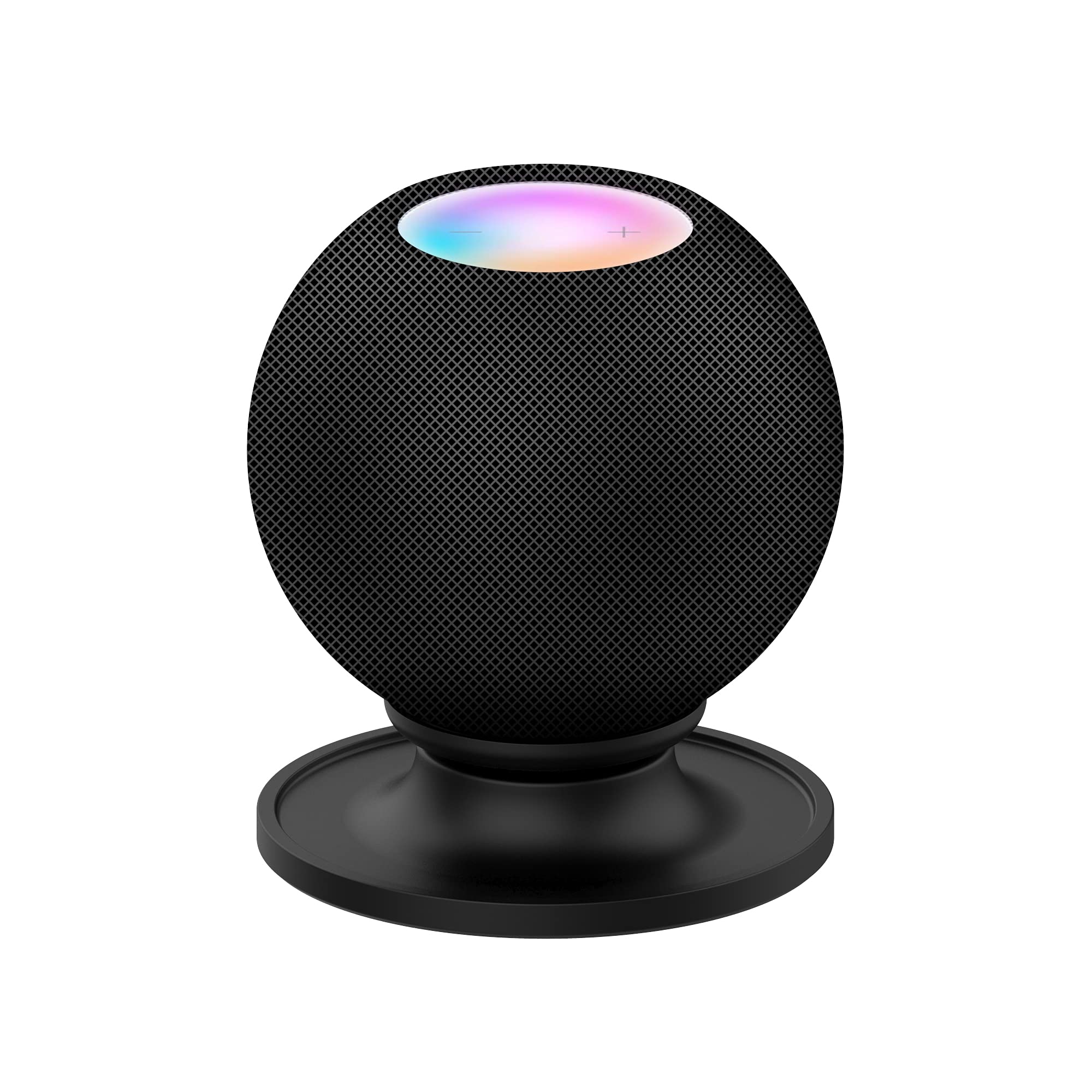 Support Silicone Antidérapant Pour HomePod Mini & HomePod – Base Stable Et Élégante (Noir)
