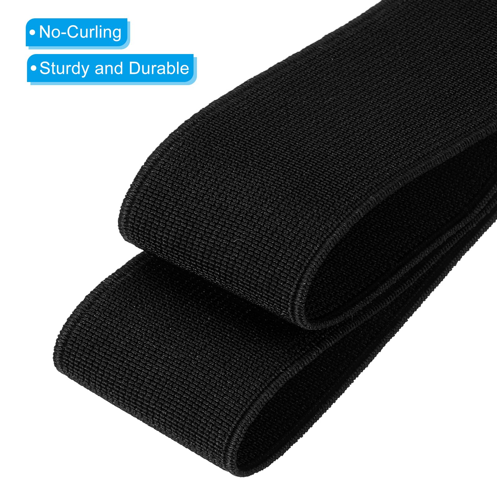 PATIKIL Towel Bands, 6 Pack Stretchable Towel Clips Cruise Essentials Windproof Beach Towel Straps for Beach Cruise Pool Chairs Black - Image 3