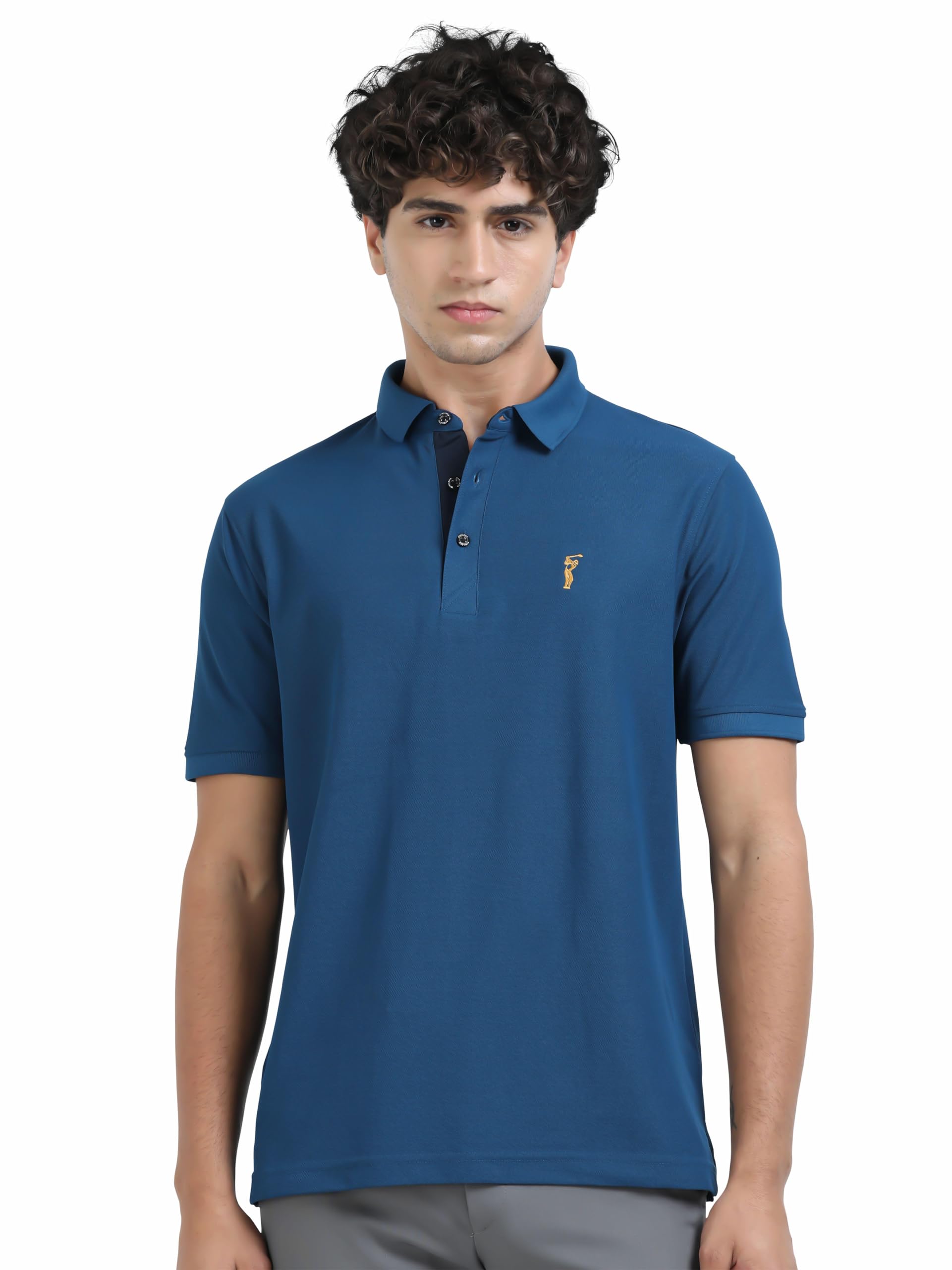 STELLERS Men's Premium Polo T-Shirt |Feather Touch Feel |Regular Fit| Odour Resistant| Anti-Static| Wrinkle Free | Quick Dry | Stretchable | Lightweight | Sweat-Proof