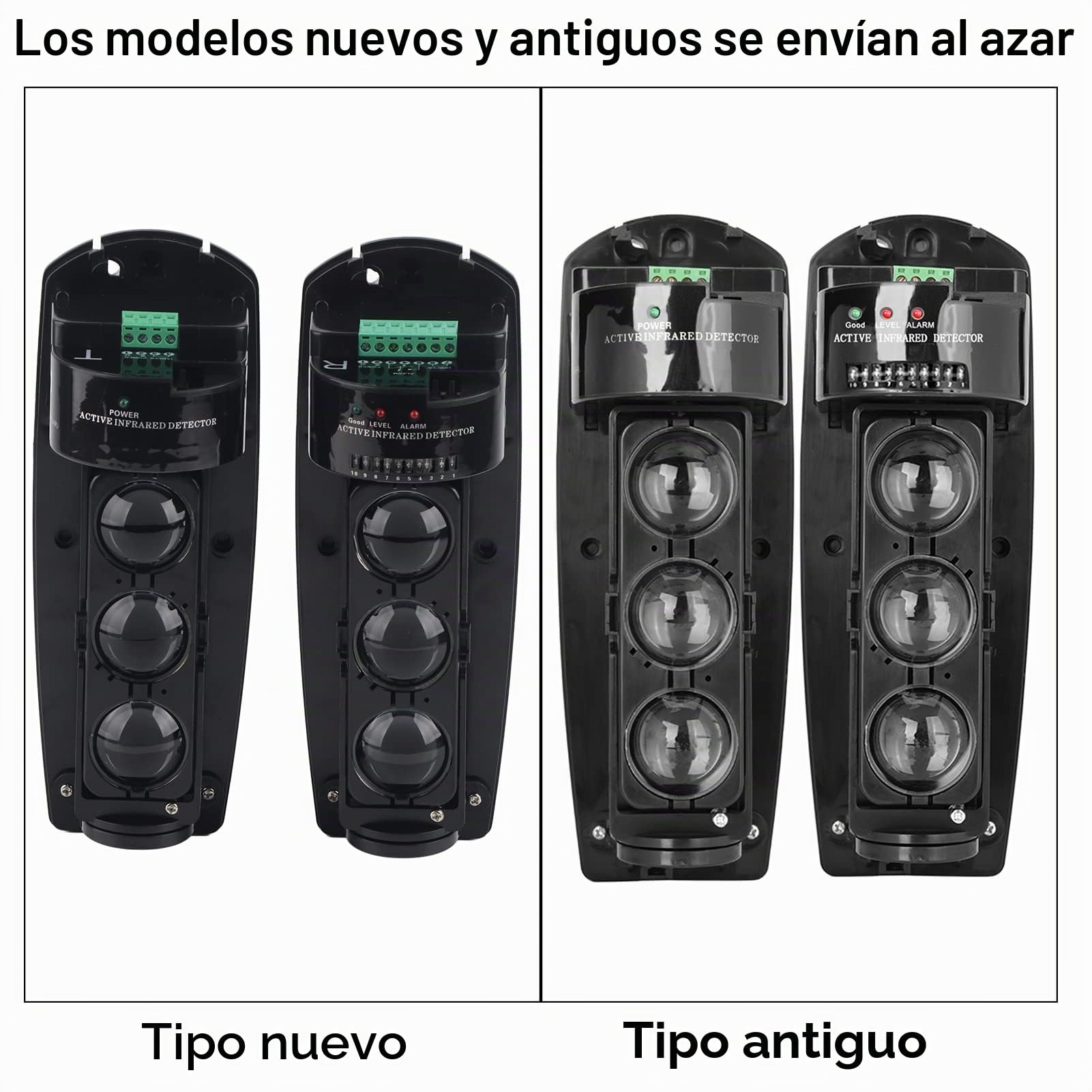 Detector IR de Seguridad, Triple Haz Fotoeléctrico Alarma de Seguridad en el Hogar Detector de Infrarrojos Sensor para el Hogar(ABE-200)