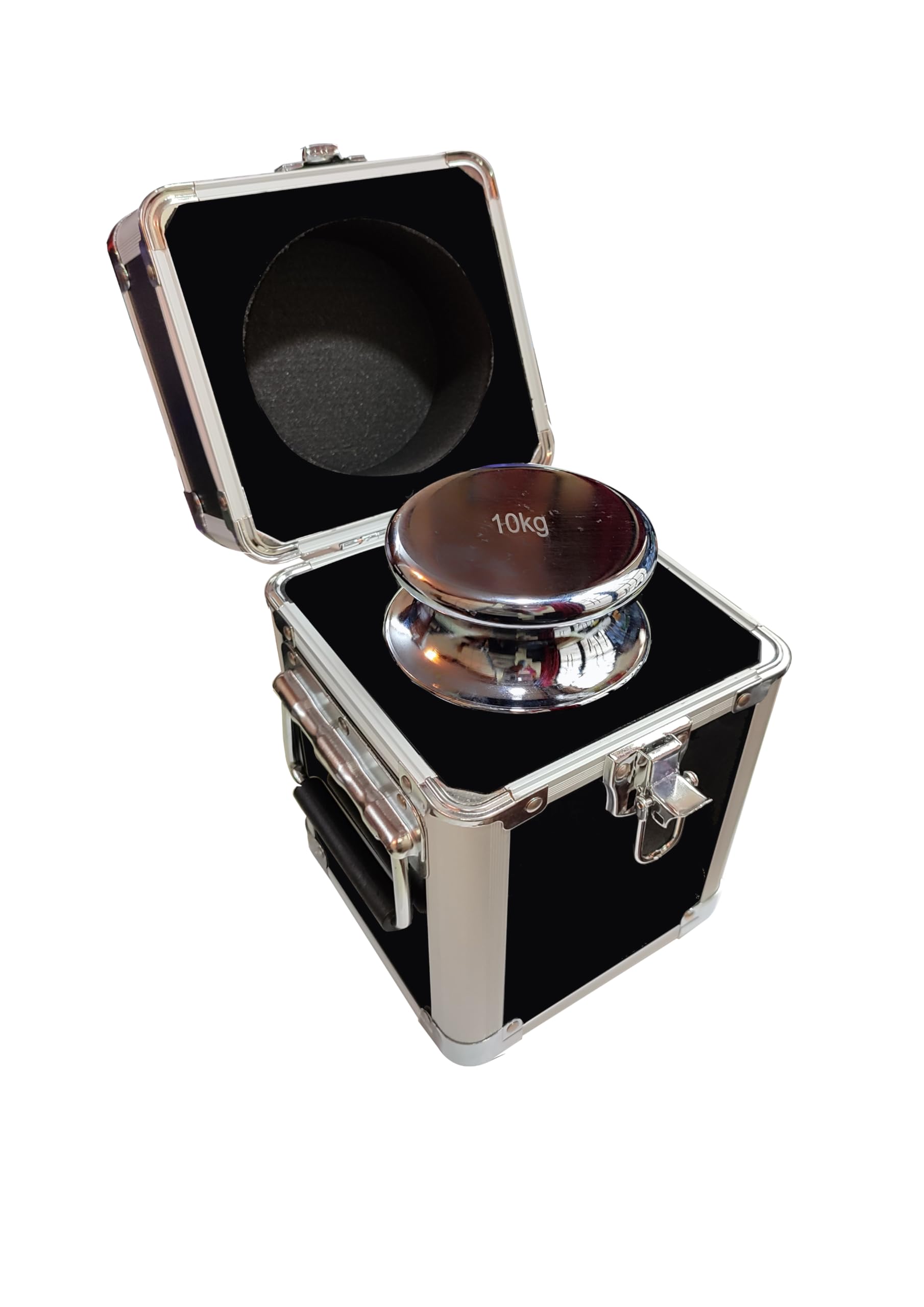 Baijnath Premnath 10000g (10kg) OIML M2 Class Stainless Steel Test weight for Testing & Calibration with NABL Certificate, Precision 1600mg with Industrial Alloy Safety Case for handling-image-32