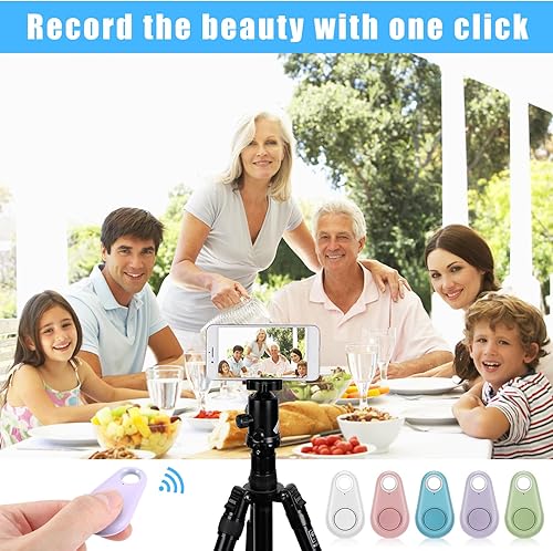 Miniatura 20 de Flutesan Paquete de 8 localizadores de llaves, rastreador GPS antipérdida, inalámbrico, con sensor de alarma antipérdida, buscador de dispositivos