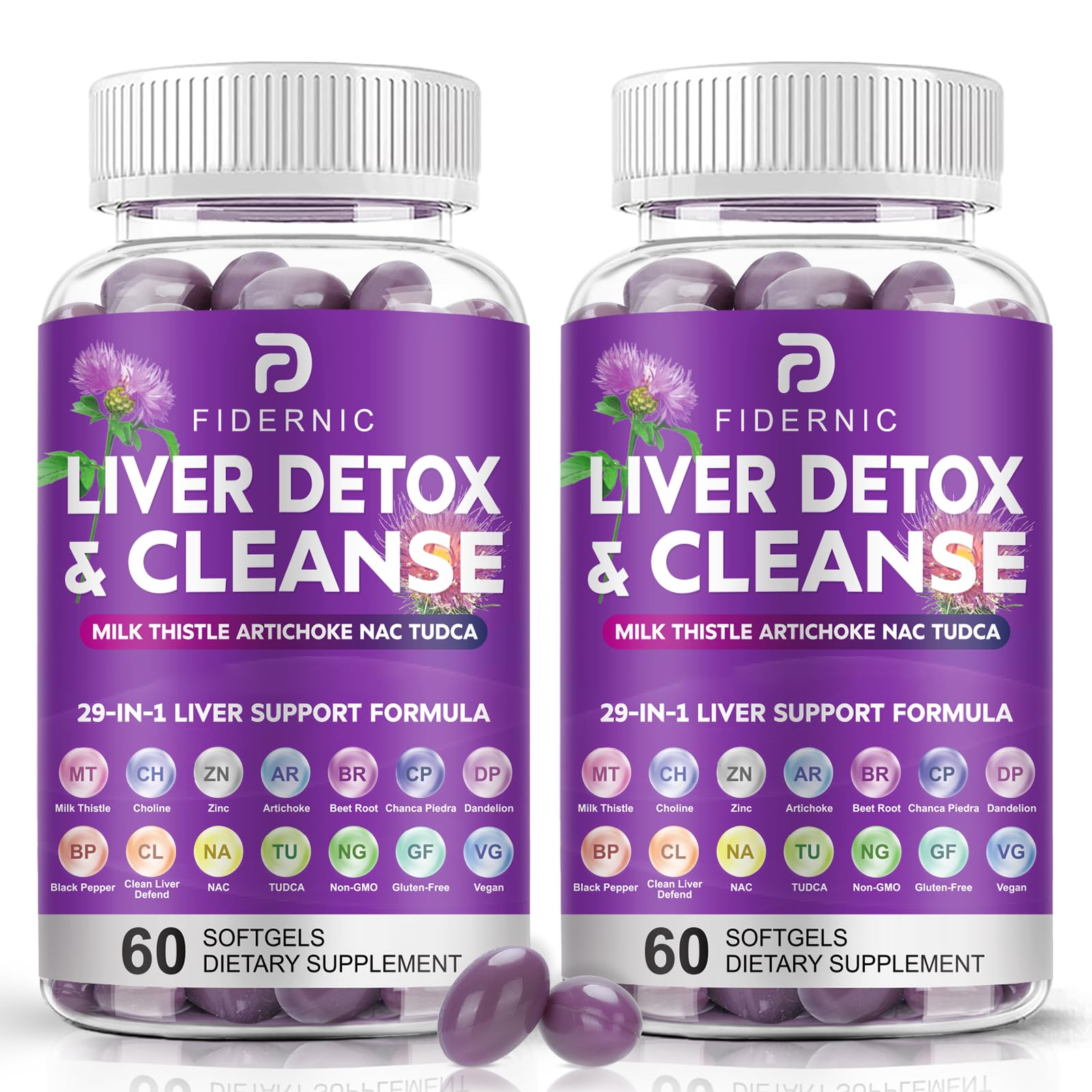 Liver Cleanse Detox & Repair - Herbal Liver Support Milk Thistle Supplement — Amazon image 8