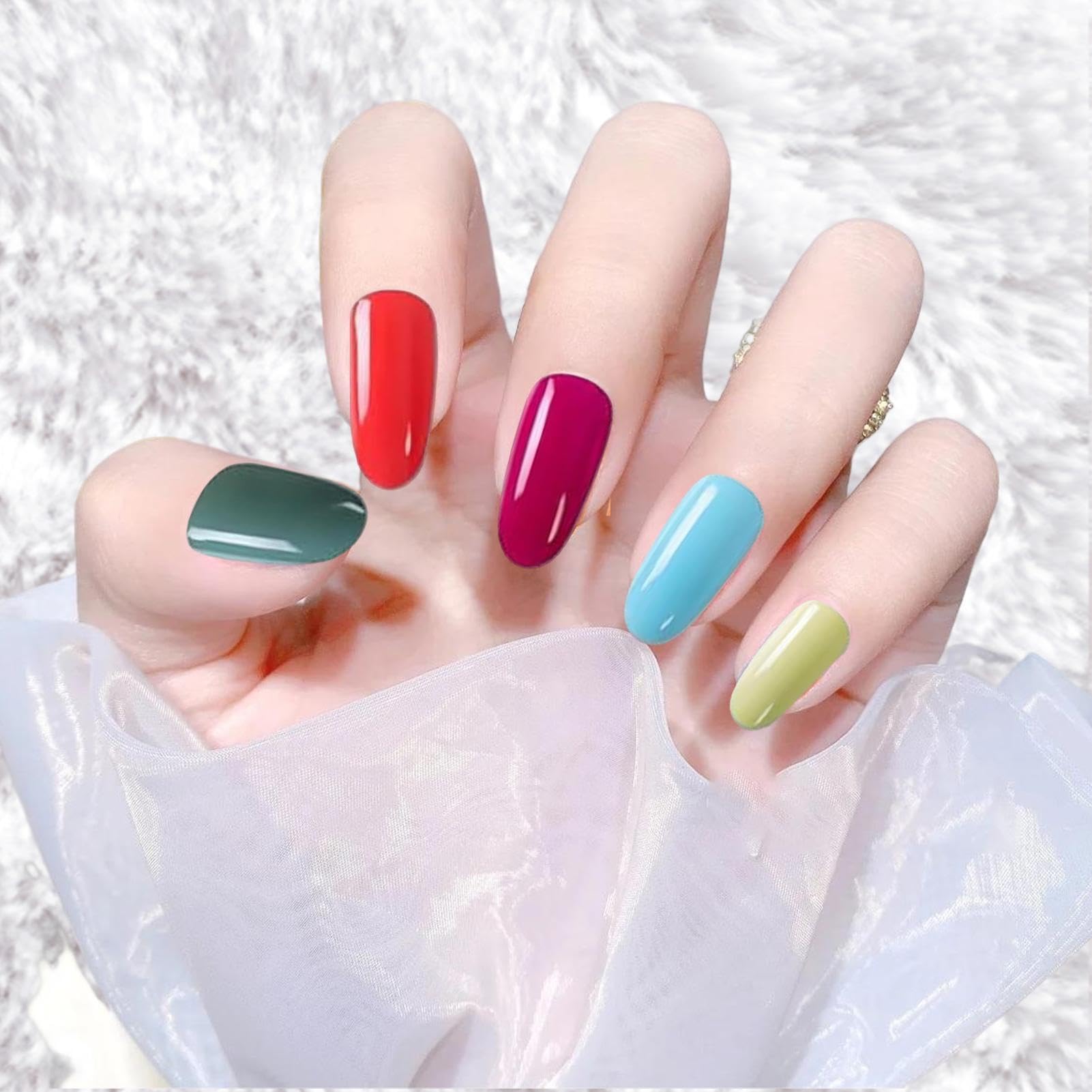 Bolígrafos De Esmalte De Uñas Para Mujeres, Bolígrafos Esmalte Uñas Gel, Kit Des Pintura Esmaltes Secado Rápido 6 Colores, Para Un Acabado Des Manicura Profesional