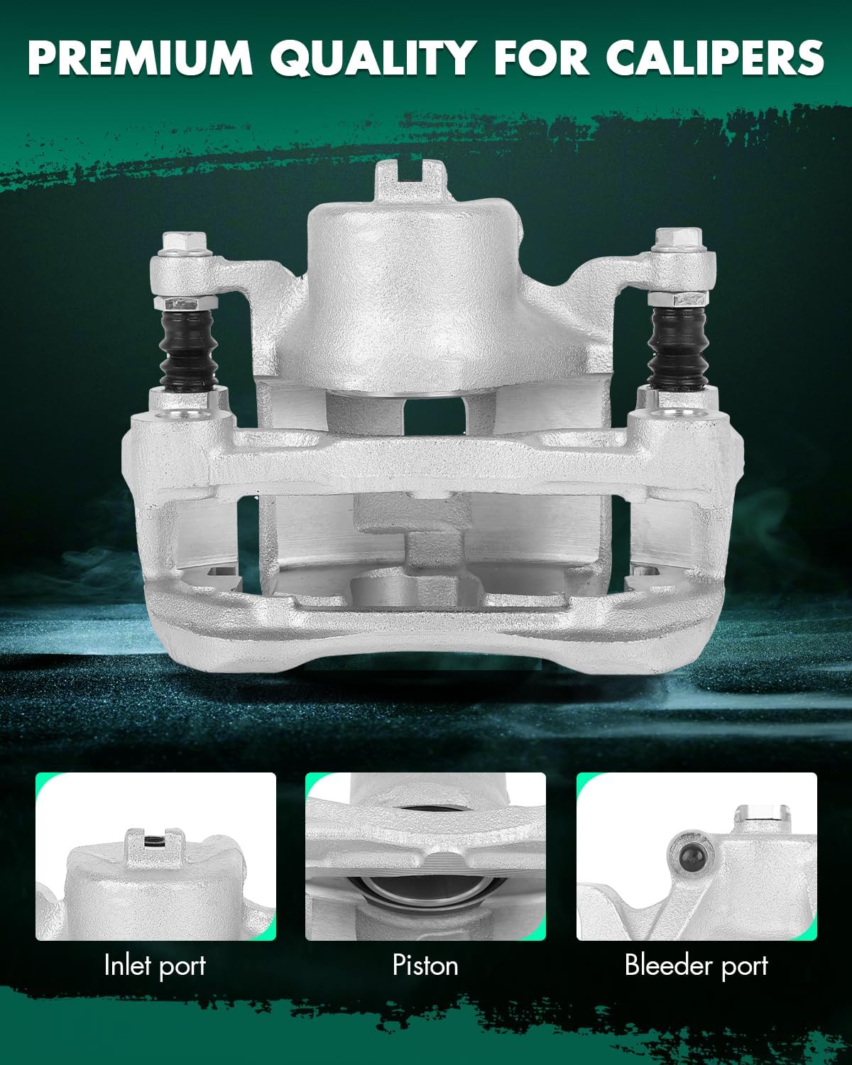 SCITOO Front Right Brake Caliper With Bracket 19B3309 Compatible For Nissan Altima 2007-2013, For Nissan Sentra 2007-2012