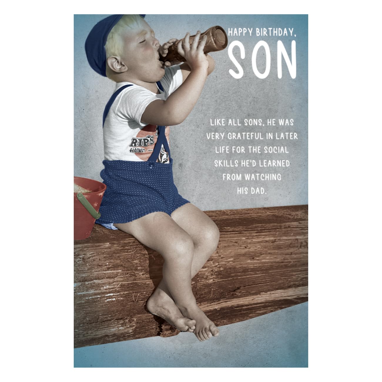 Skills, Son, Greetings Card, 159x235mm