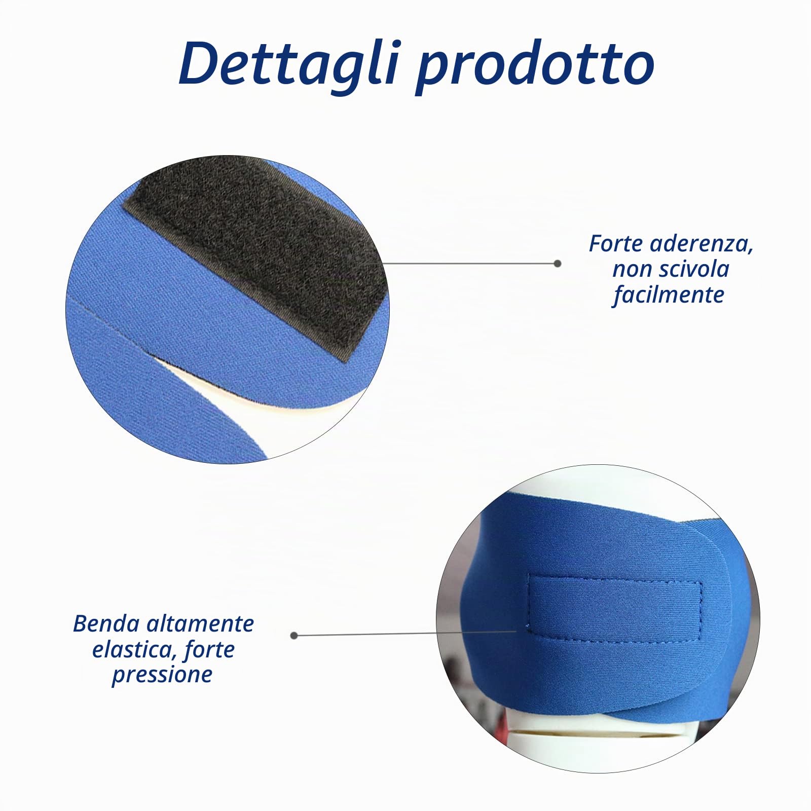 2 Pezzi Fascia da Nuoto Fascia Auricolare, Fascia di Protezione per Orecchi da Nuoto, Fascia in Neoprene Elastico Regolabile, Fascia di Protezione per Le Orecchie per Surf Sci Nautico