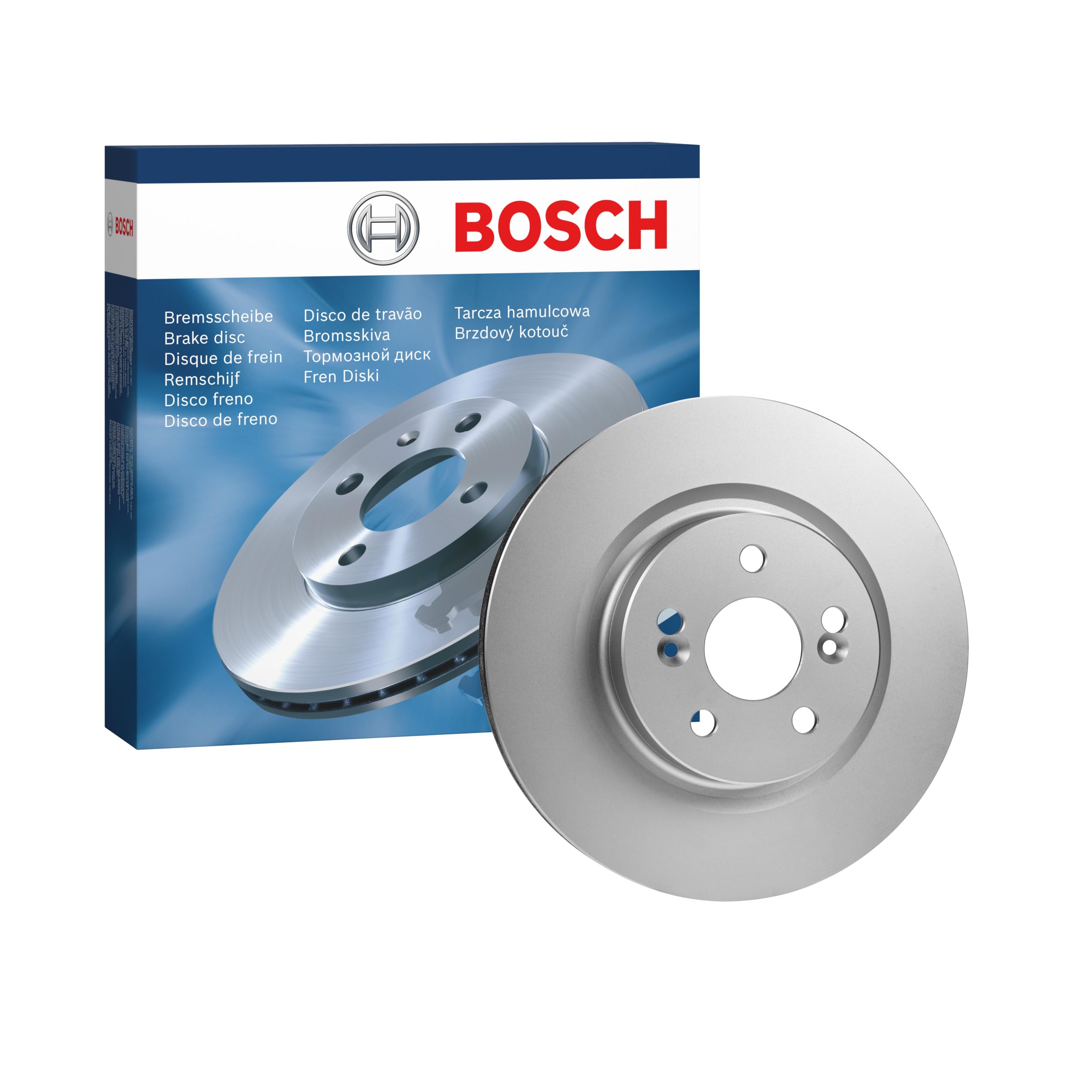 BOSCH Disco Freno BD1555 - Disco Freno Solido di 312.1 mm - Asse Anteriore - Conforme al regolamento ECE-R90 - Lunga Durata, Anticorrosione Avanzata - 1 Disco
