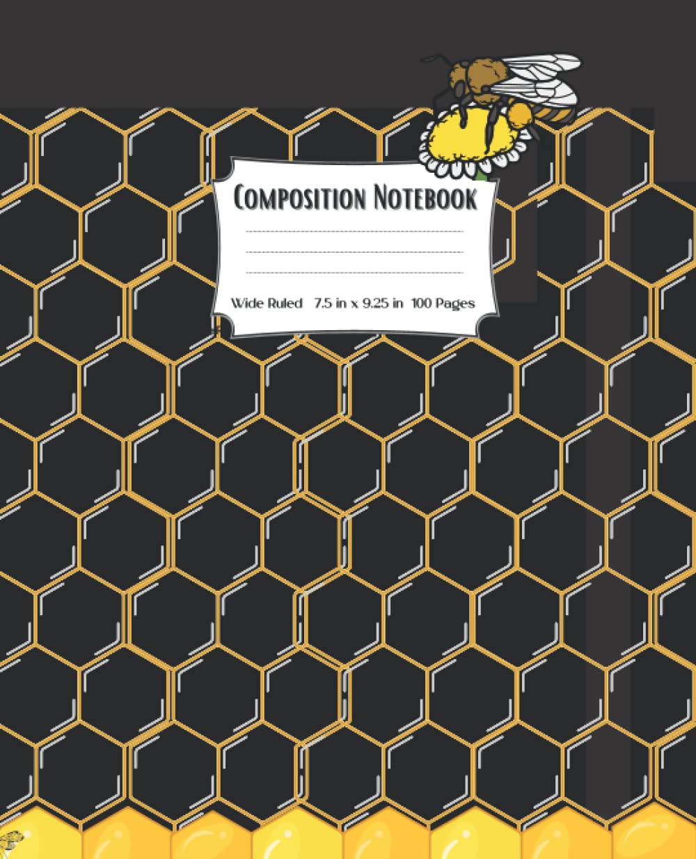 Composition Wide Ruled Notebook: For Boys, Girls, and Teens