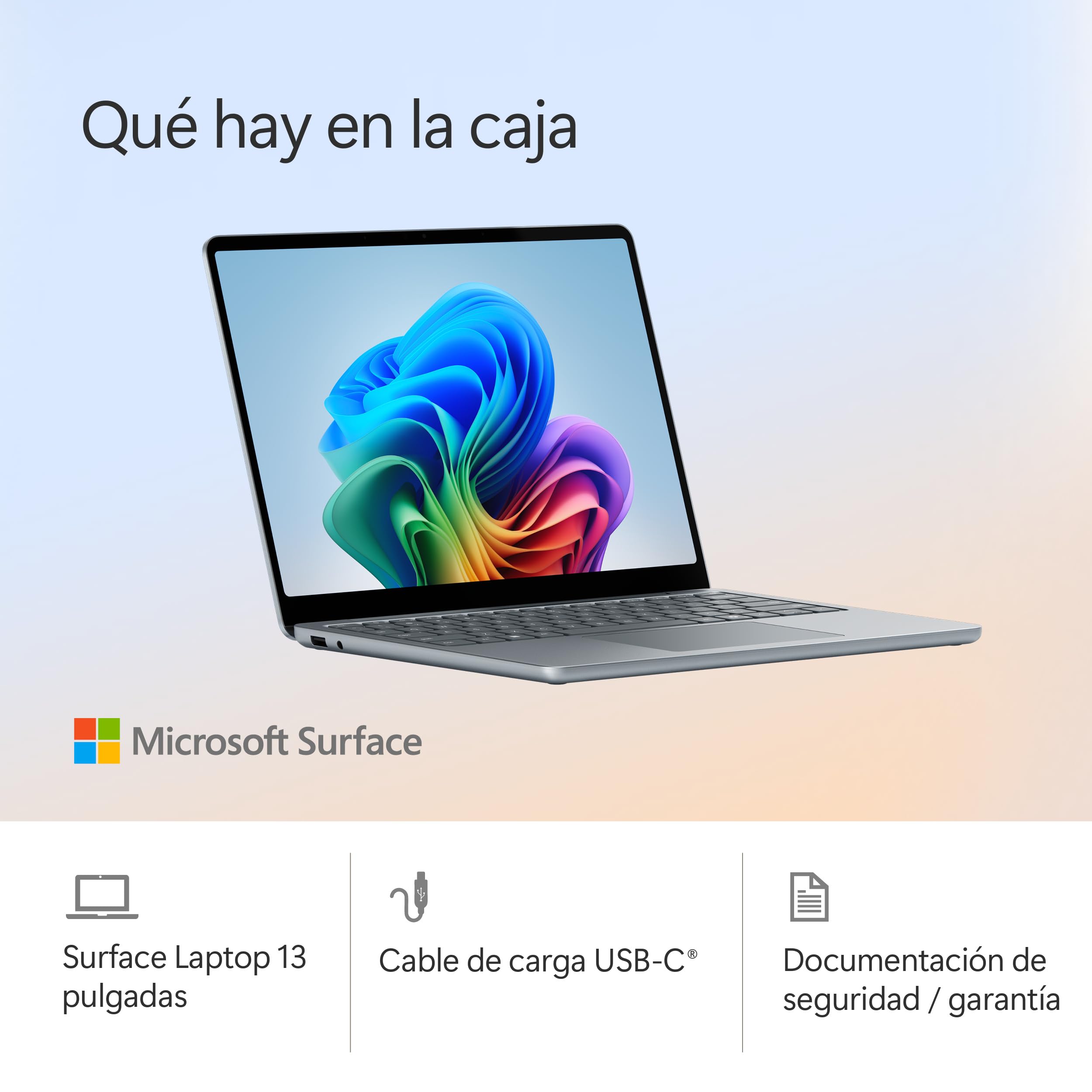 Microsoft Surface Laptop | Copilot+ PC | Pantalla táctil LCD 13'' | Snapdragon X Plus | 16GB RAM | Almacenamiento de 512GB | Último Modelo | Océano — view 6