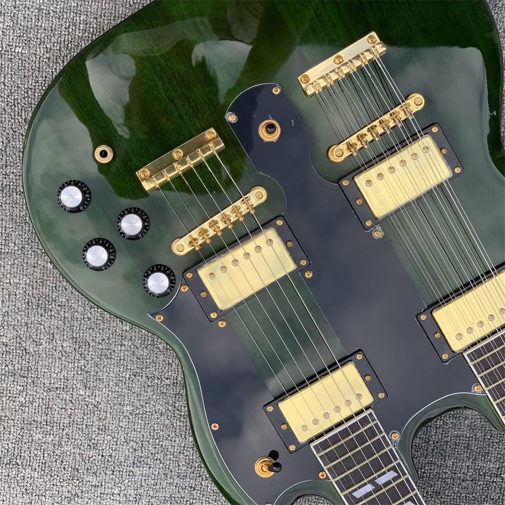 Amazon | カスタム ダブルネック エレキギター 6/12弦 EDS1275