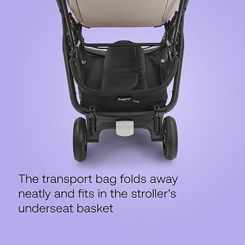 Bugaboo Butterfly Stroller Transport Bag, Hand Luggage-Compatible, Fits Overhead Bins for Airplane Travel, Durable, Easy to Carry Buggy Backpack, with Extra Storage for Baby Essentials