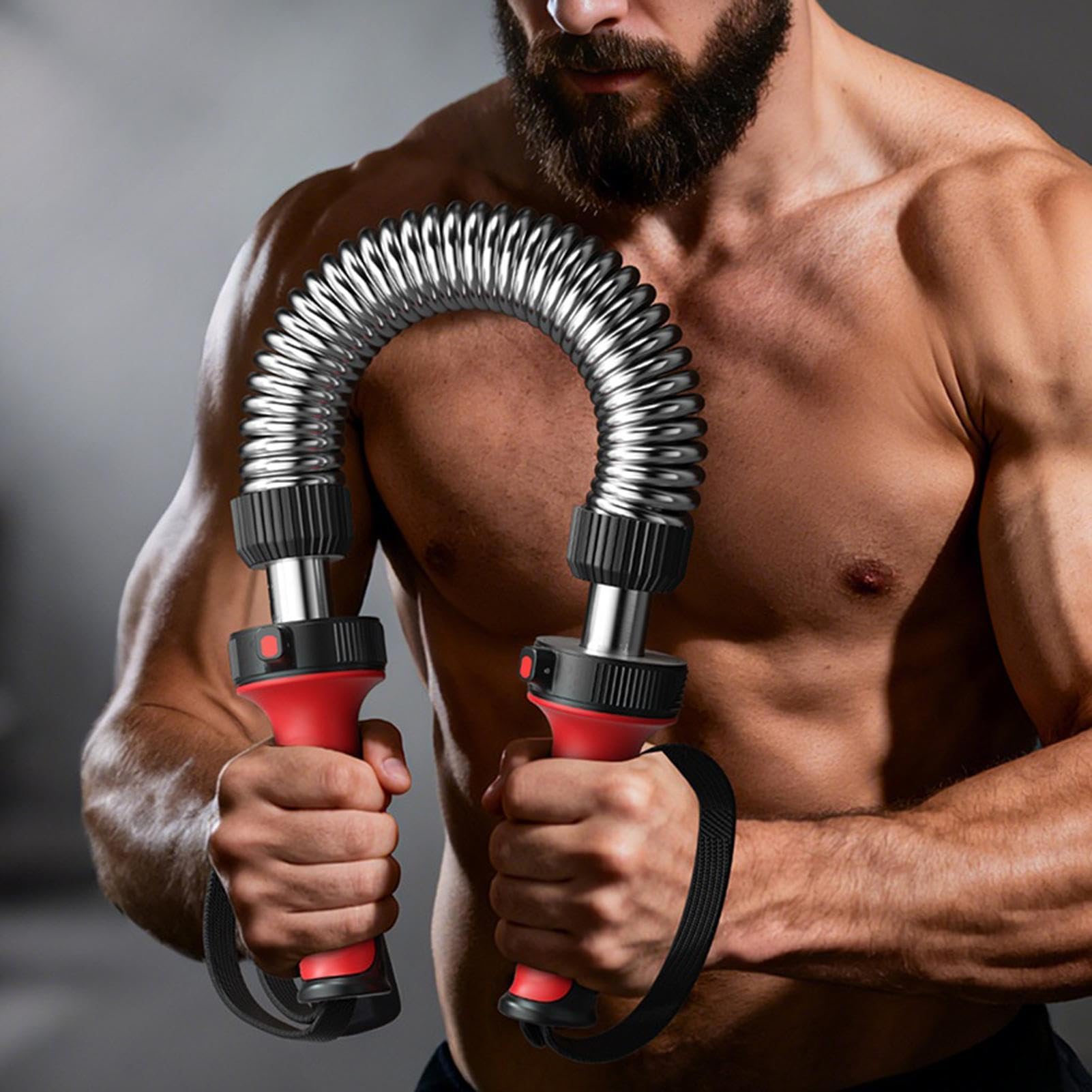 Arm Trainer per Uomo | Barra Regolabile 20-40 kg per Esercizi | Attrezzo Pettorali e Braccia | per Università, Pausa Lavoro, Mattina, Sera, Weekend, Palestra Domestica,